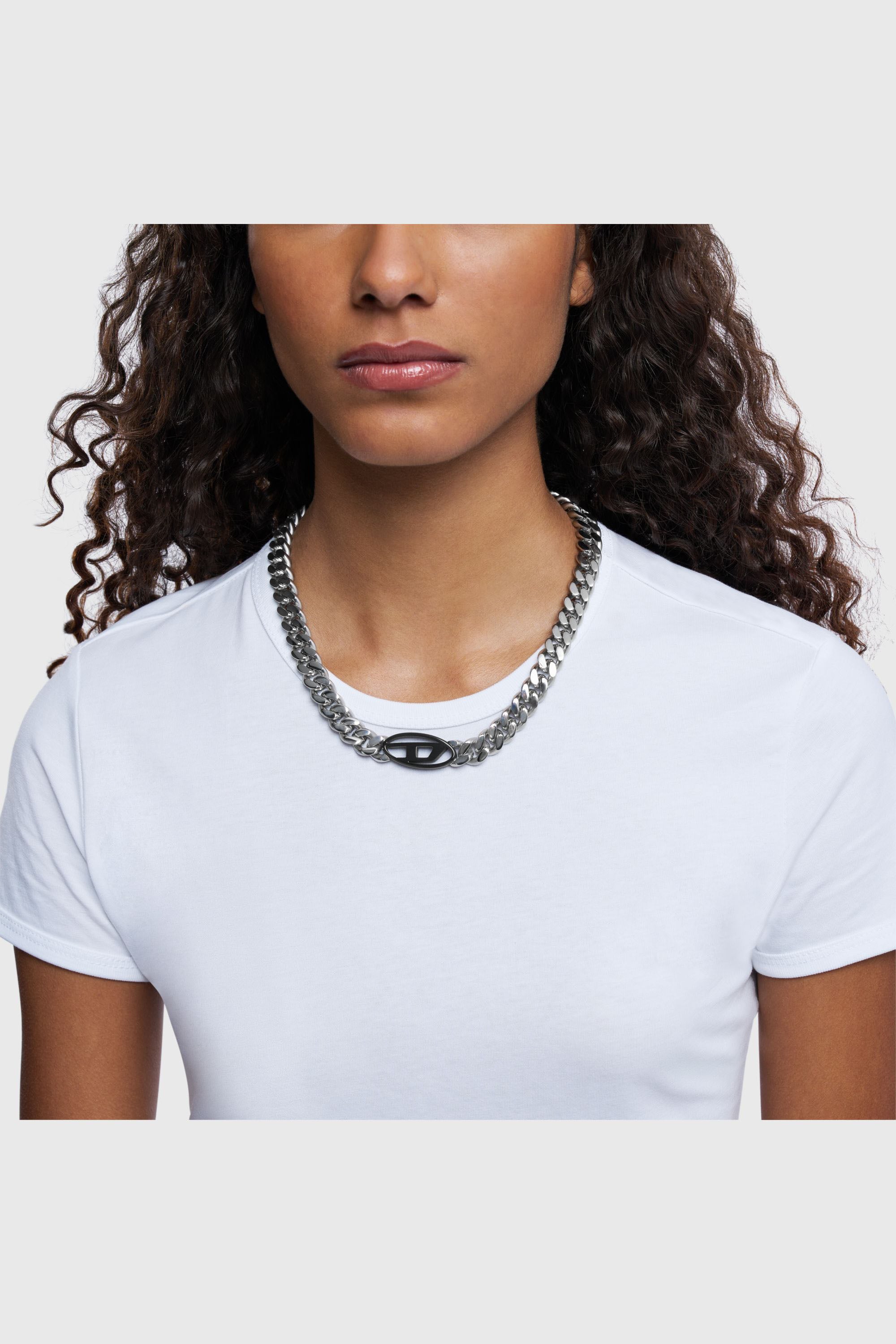 Diesel - DX1635931 JEWELLERY, Unisex's ネックレス in シルバー/ブラック - 3