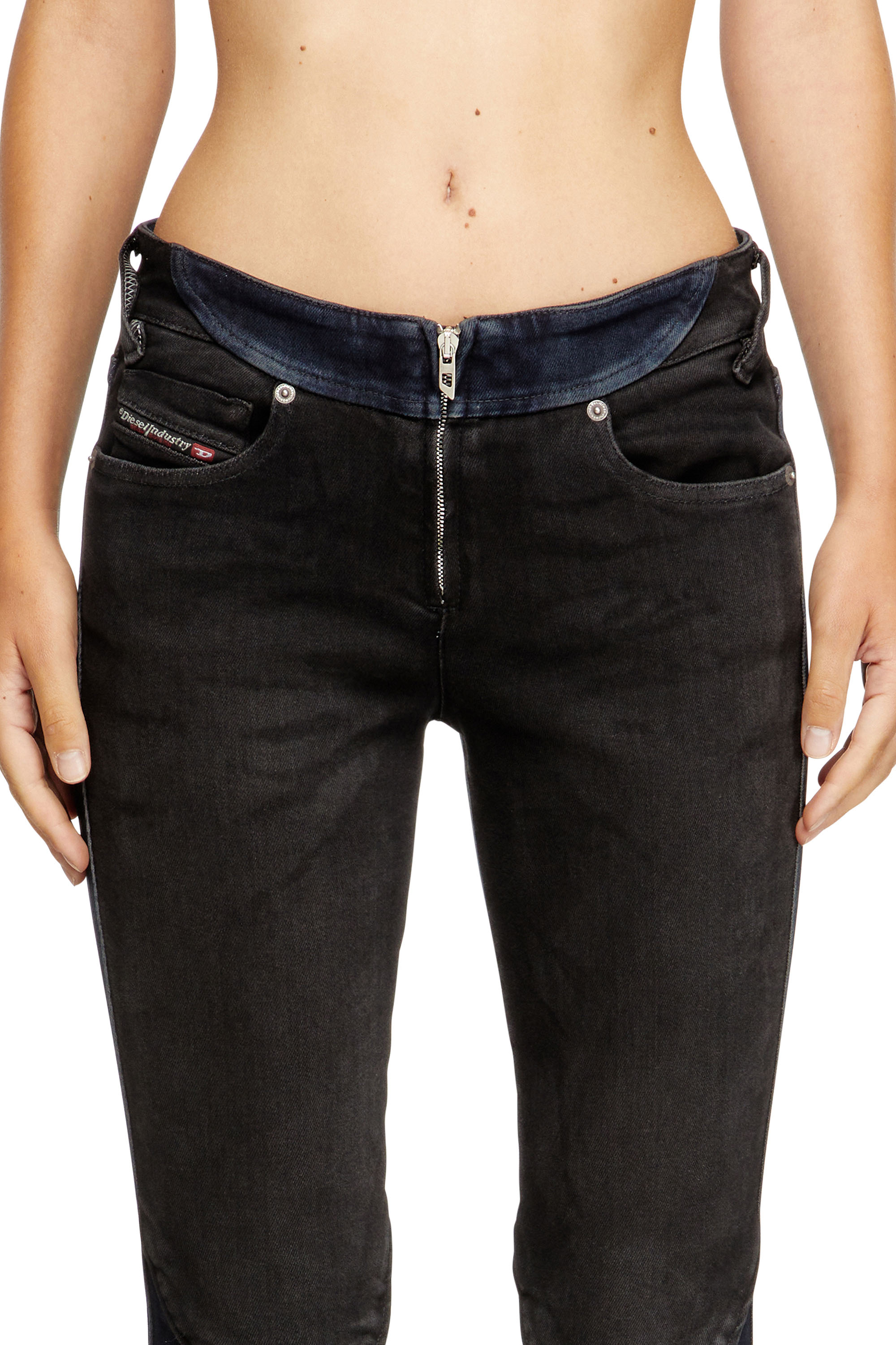 Diesel - Female's Slim Jeans D-Bikee 09M92, ダークブルー - 4