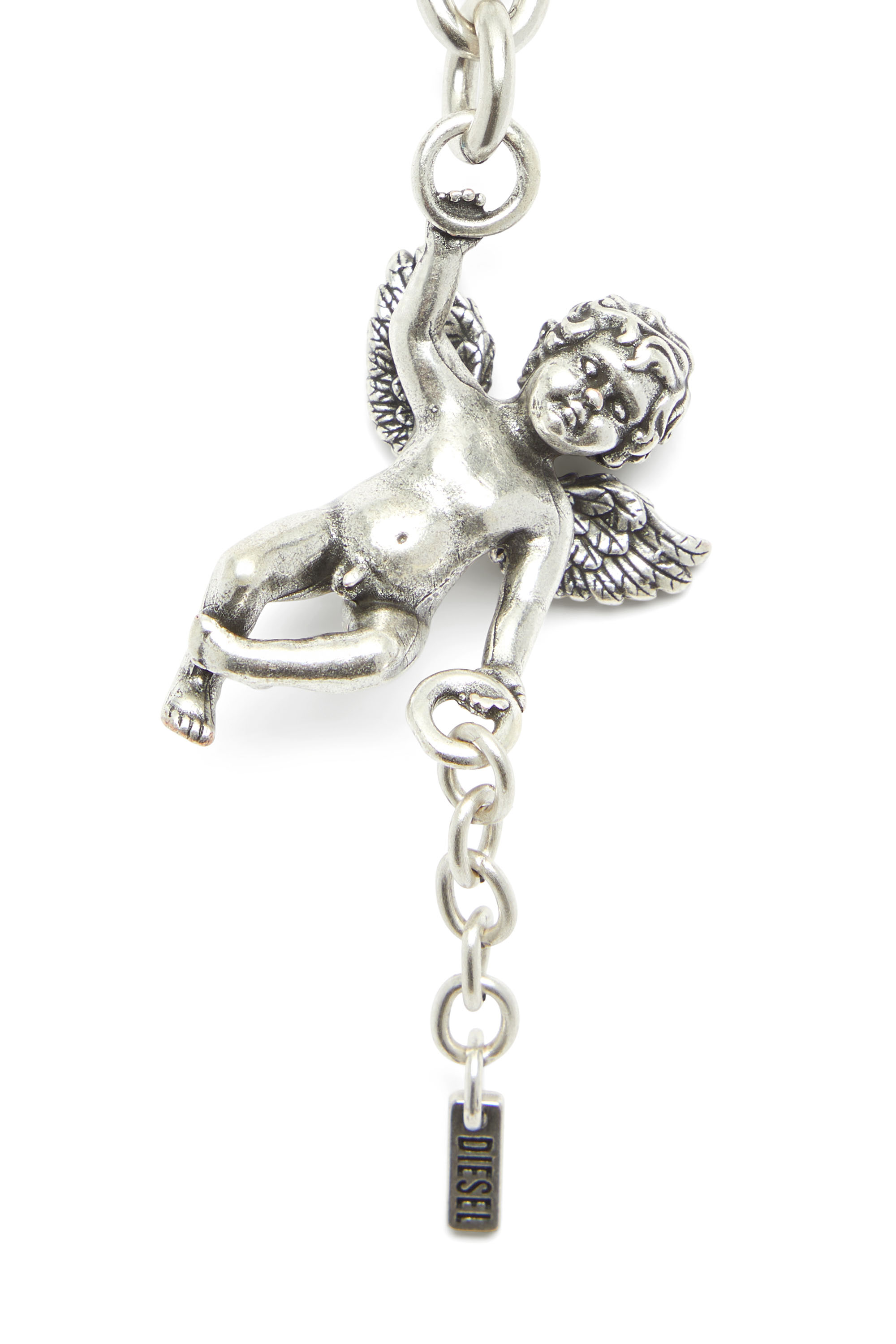 Diesel - CHARM-ANGEL, Female's Metal cherub charm in シルバー - 2