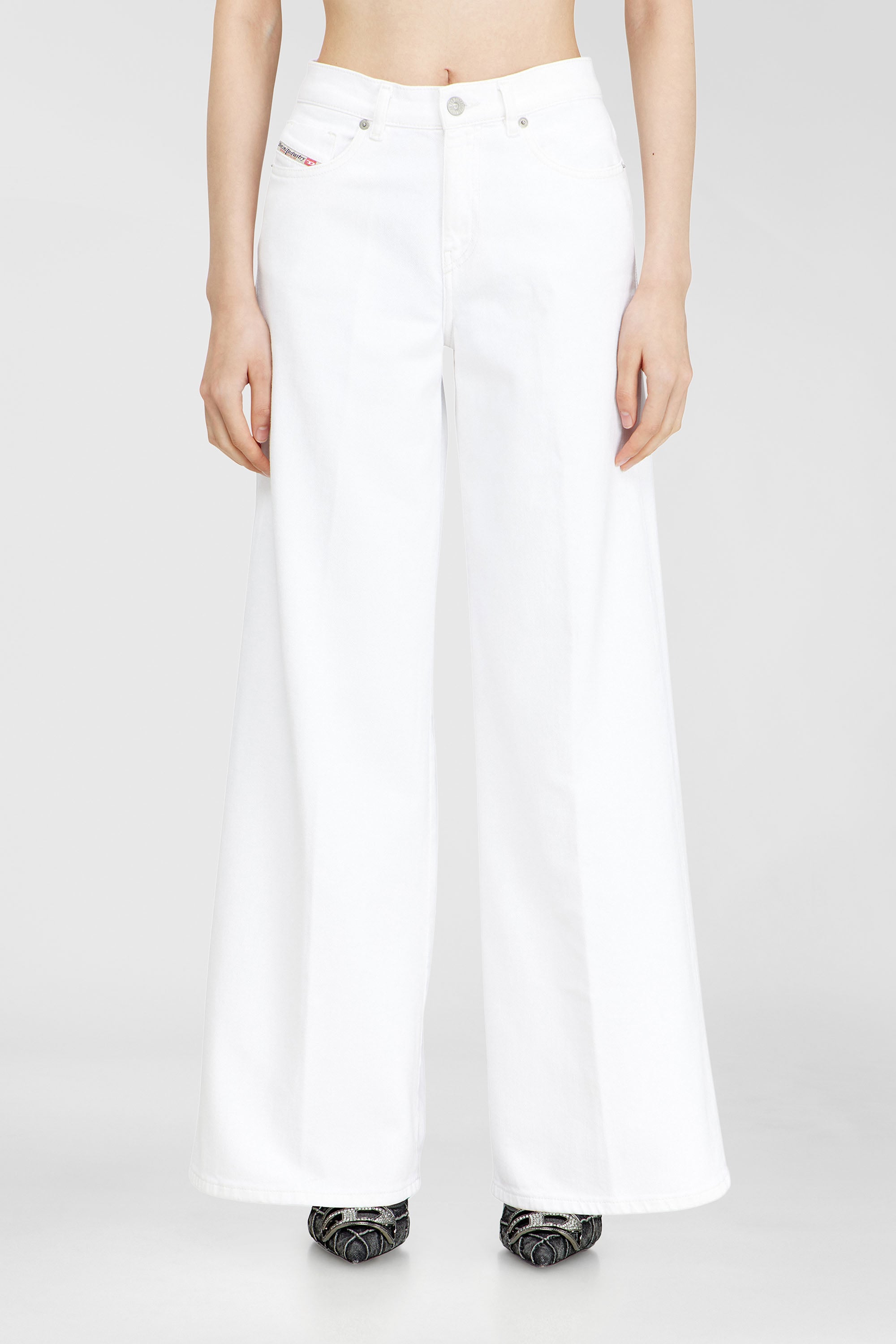 Diesel - Female's Flare Jeans 1978 D-Akemi 09N92, ホワイト - 1