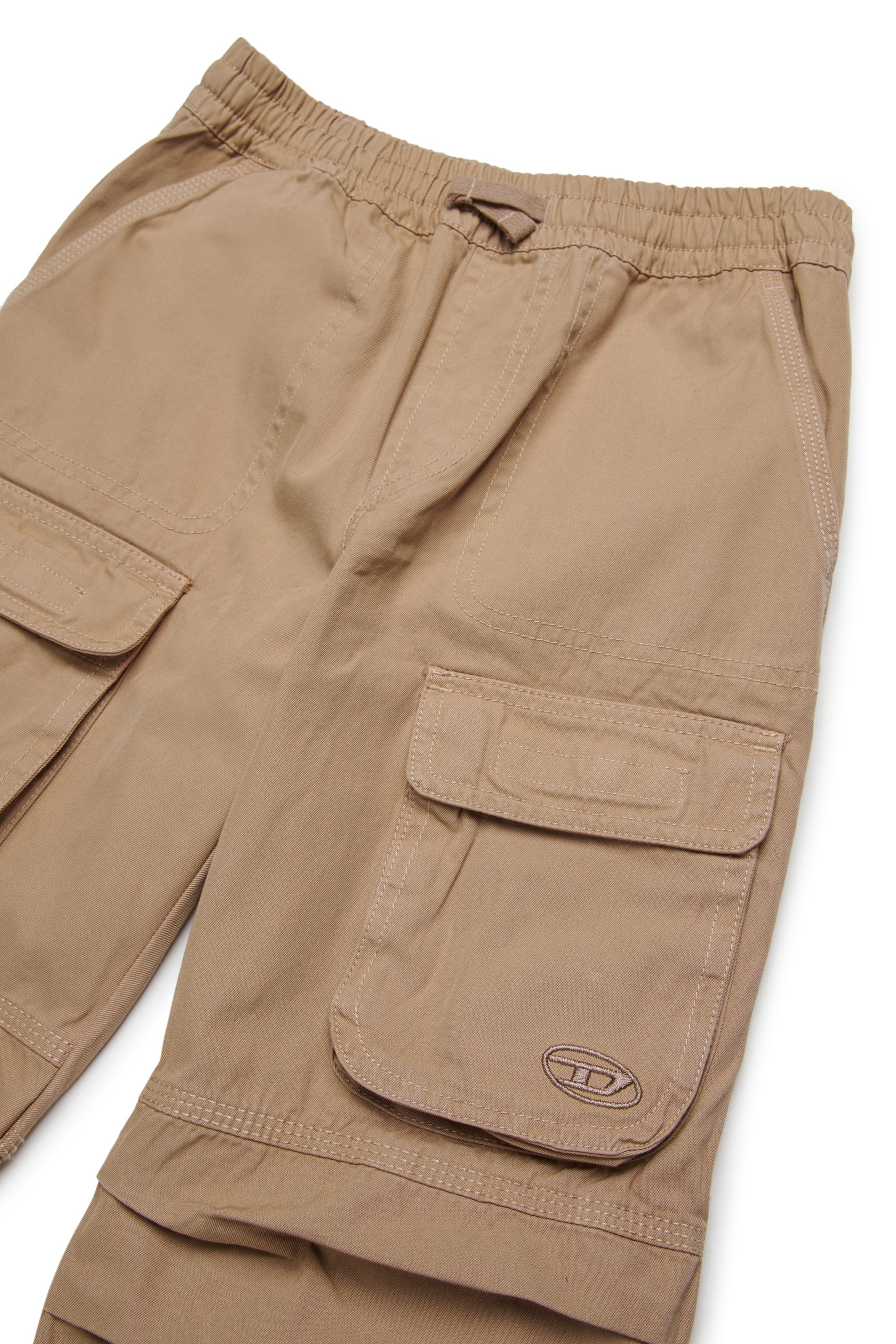 Diesel - PMIRT, Unisex's Cotton cargo pants in ライトブラウン - 3