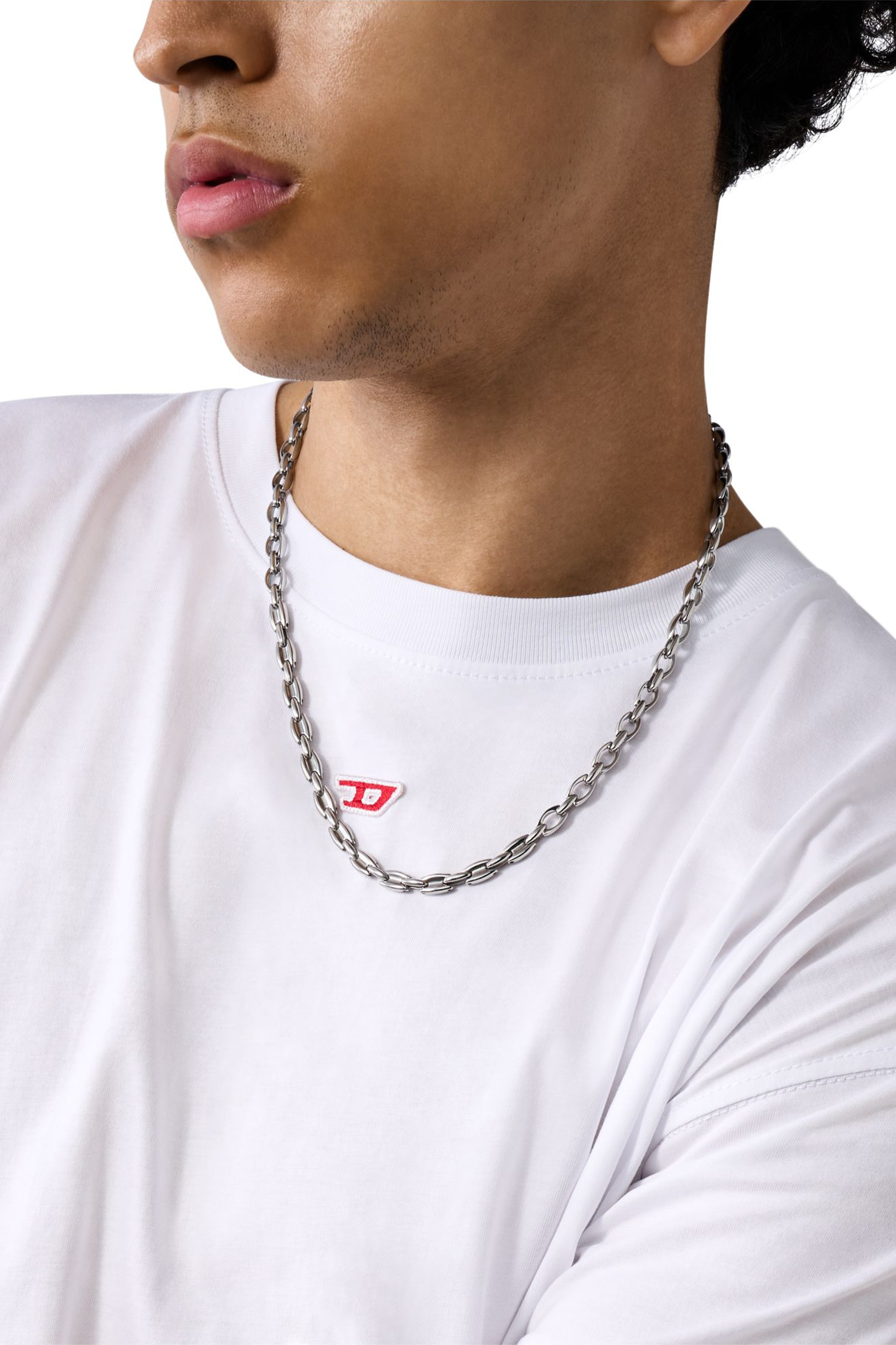 Diesel - DX1582040 JEWEL, Unisex's Stainless Steel Chain Necklace in シルバー - 4