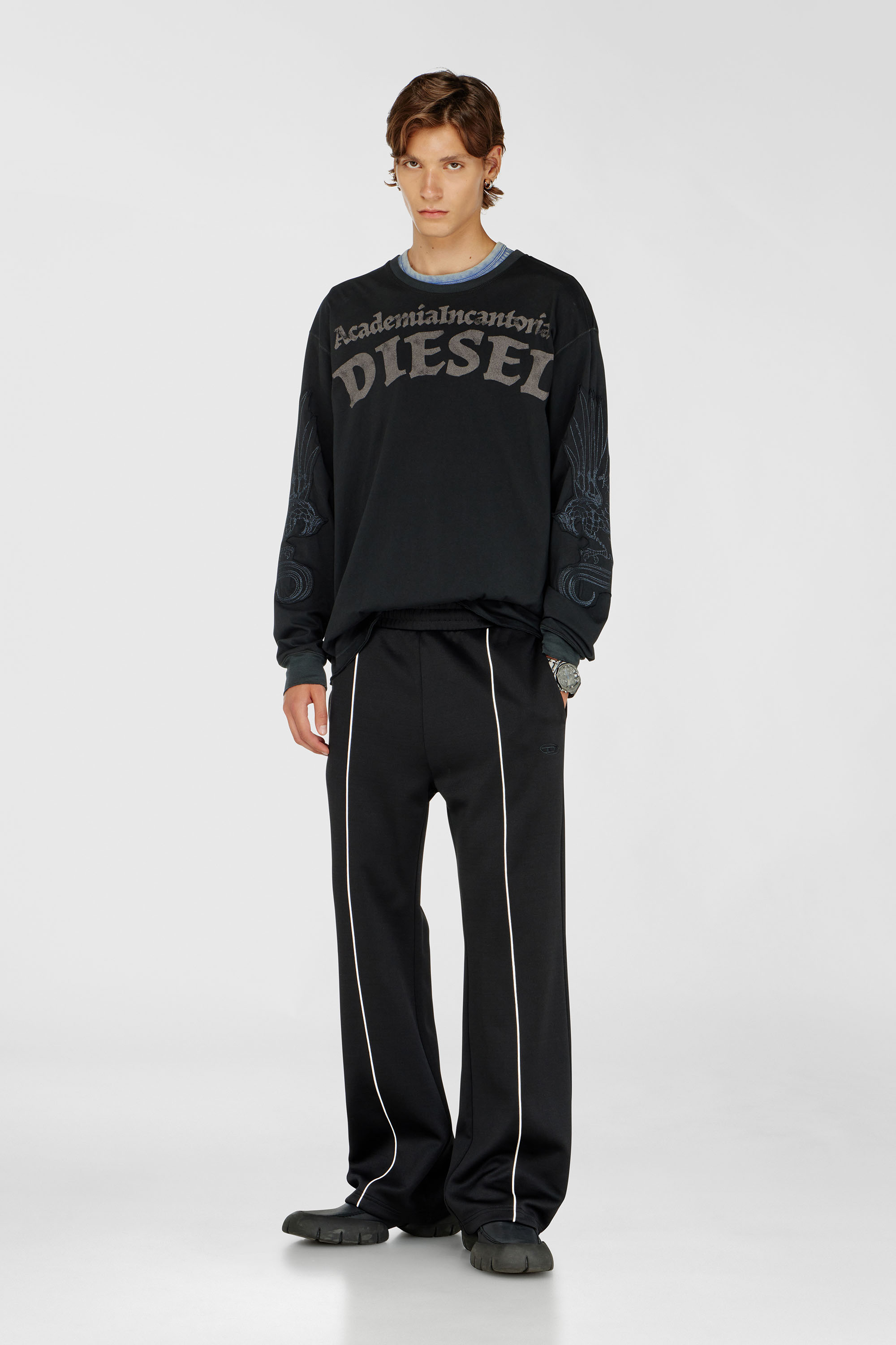Diesel - P-LOCKING-DO, Male's パンツ in ブラック - 1
