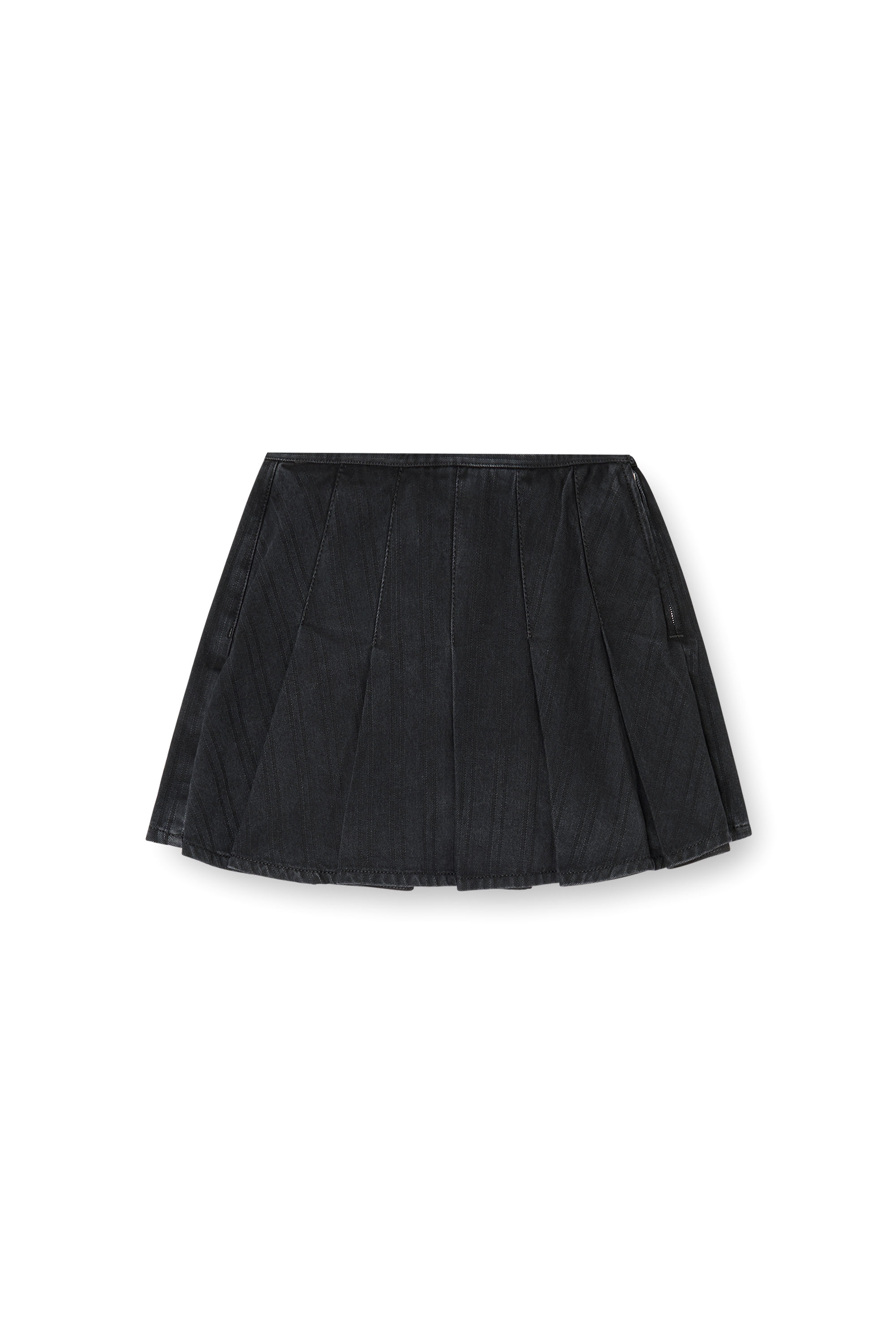 Diesel - DE-SHERO, Female's デニムショートパンツ in ブラック/ダークグレー - 4