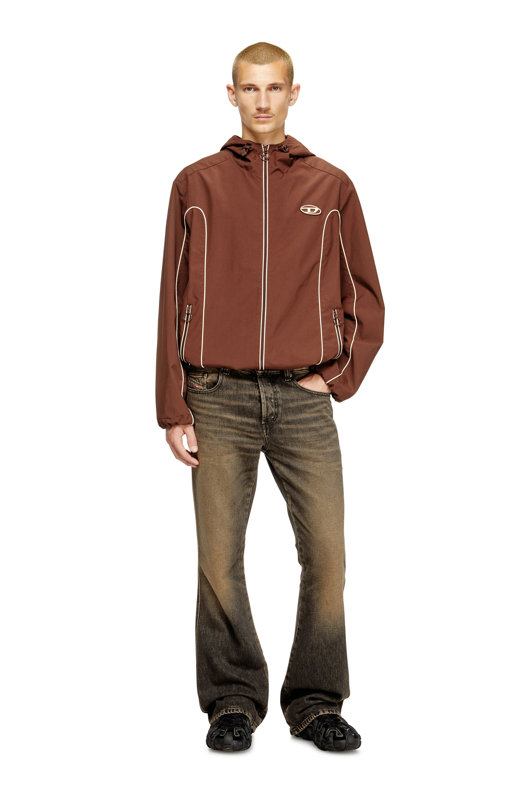 Diesel - Male's Bootcut Jeans 1998 D-Buck 007AX, ブラック/ダークグレー - 1