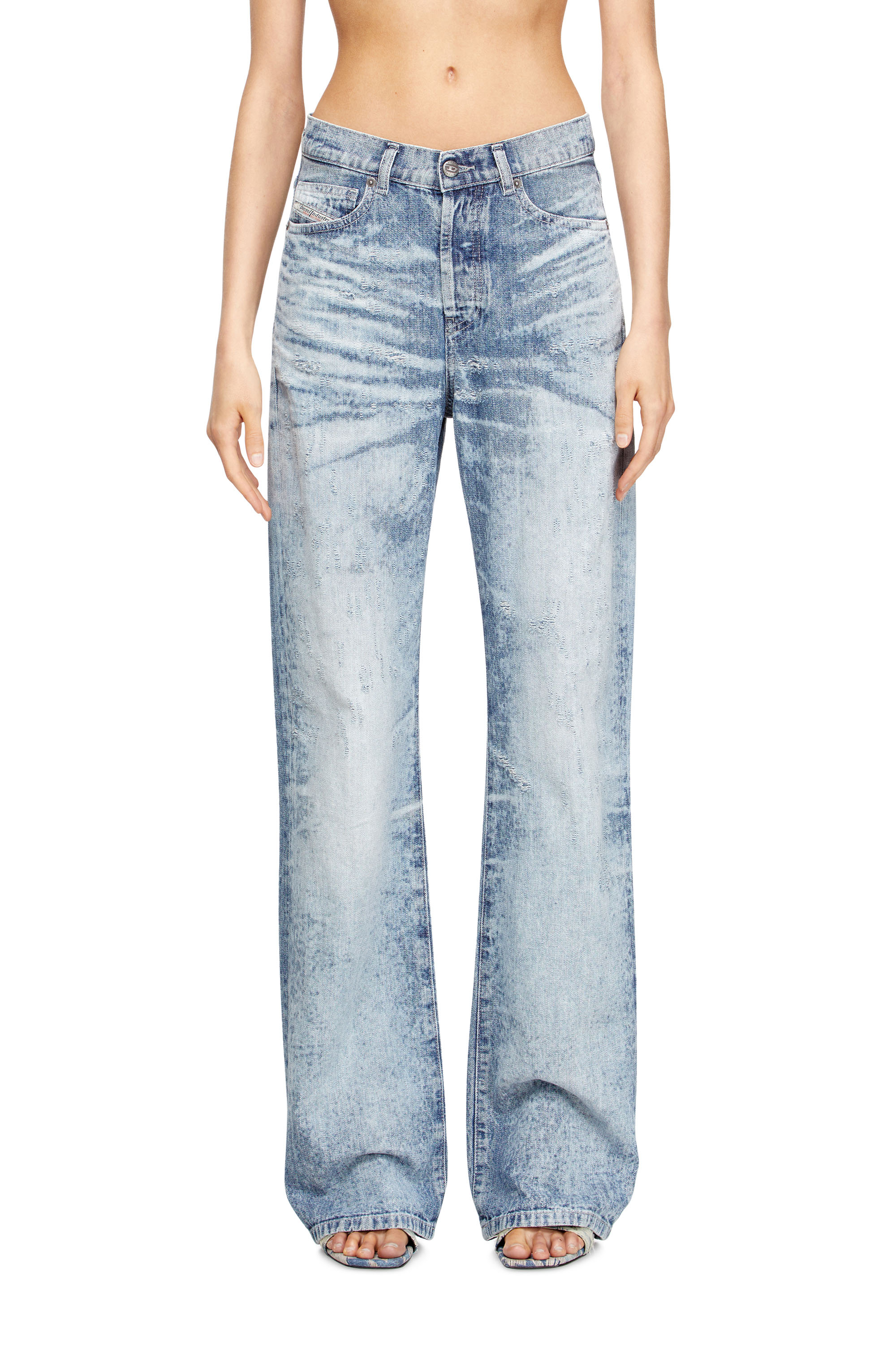 Diesel - Female's Regular Jeans 1971 D-Sent 068TY, ライトブルー - 1