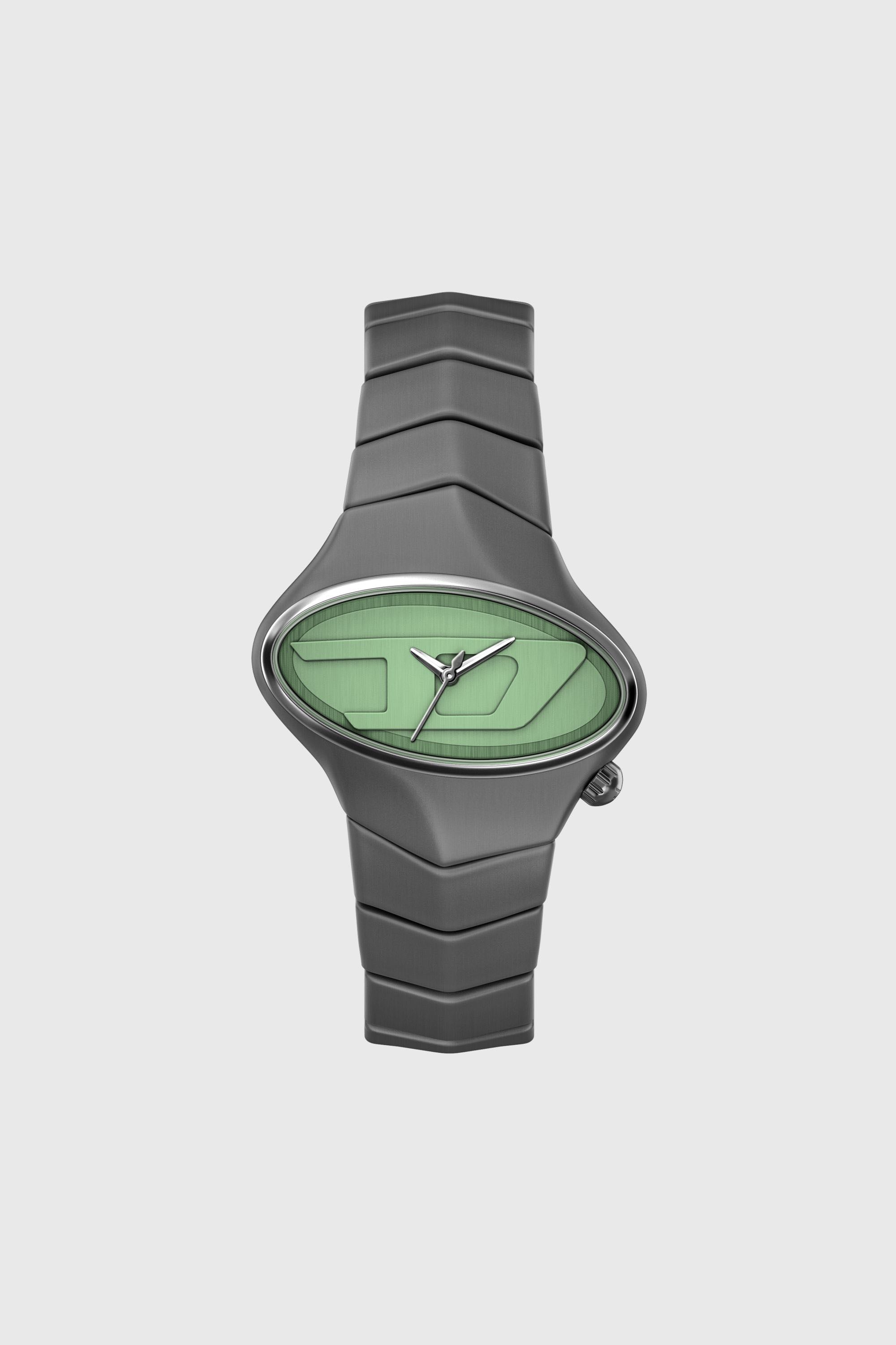 Diesel - DZ2241 WATCH, Male's D-Rush gunmetal stainless steel watch in ダークグレー - 1