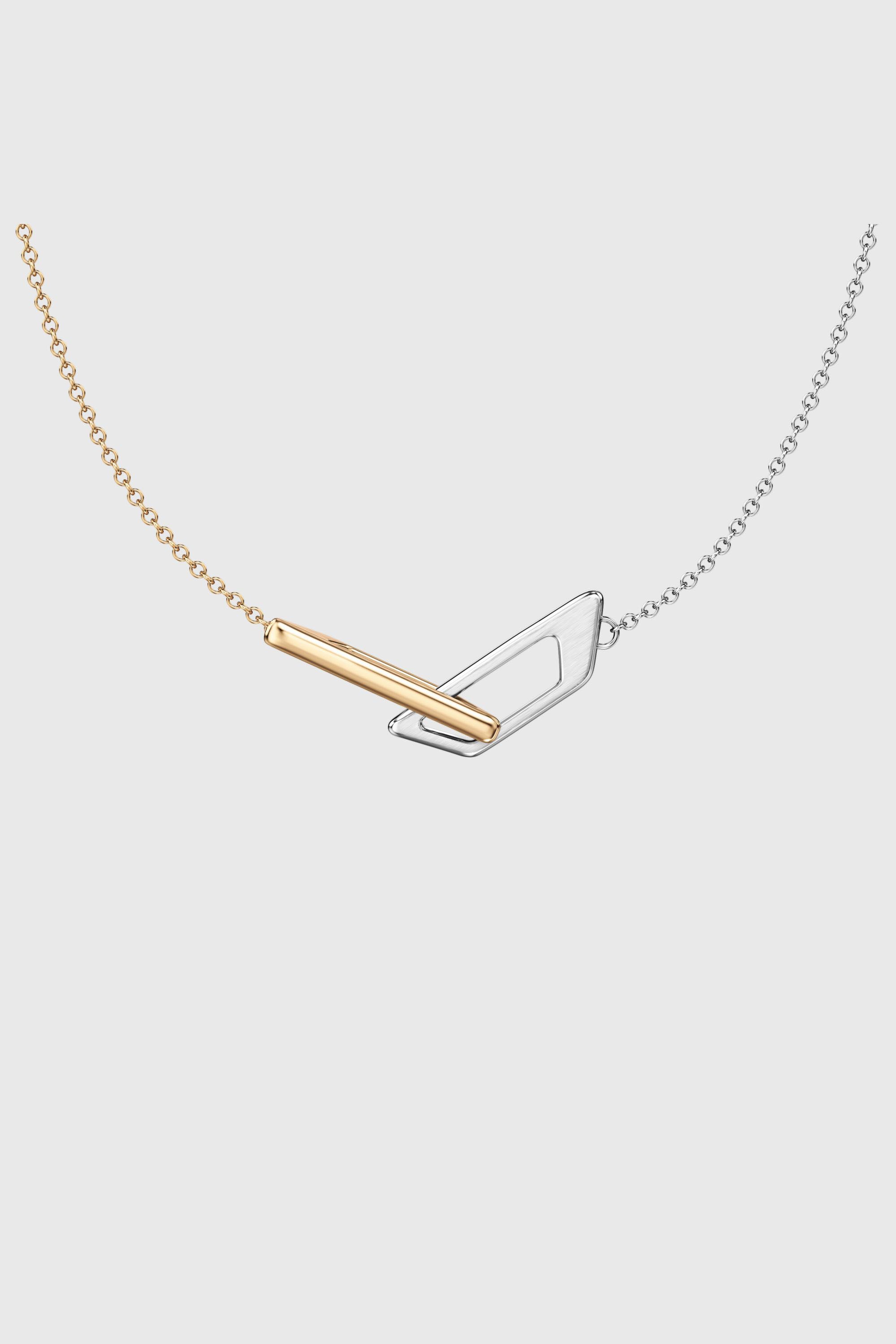 Diesel - DX1687931  JEWELLERY, Unisex's ネックレス in シルバー/ゴールド - 2