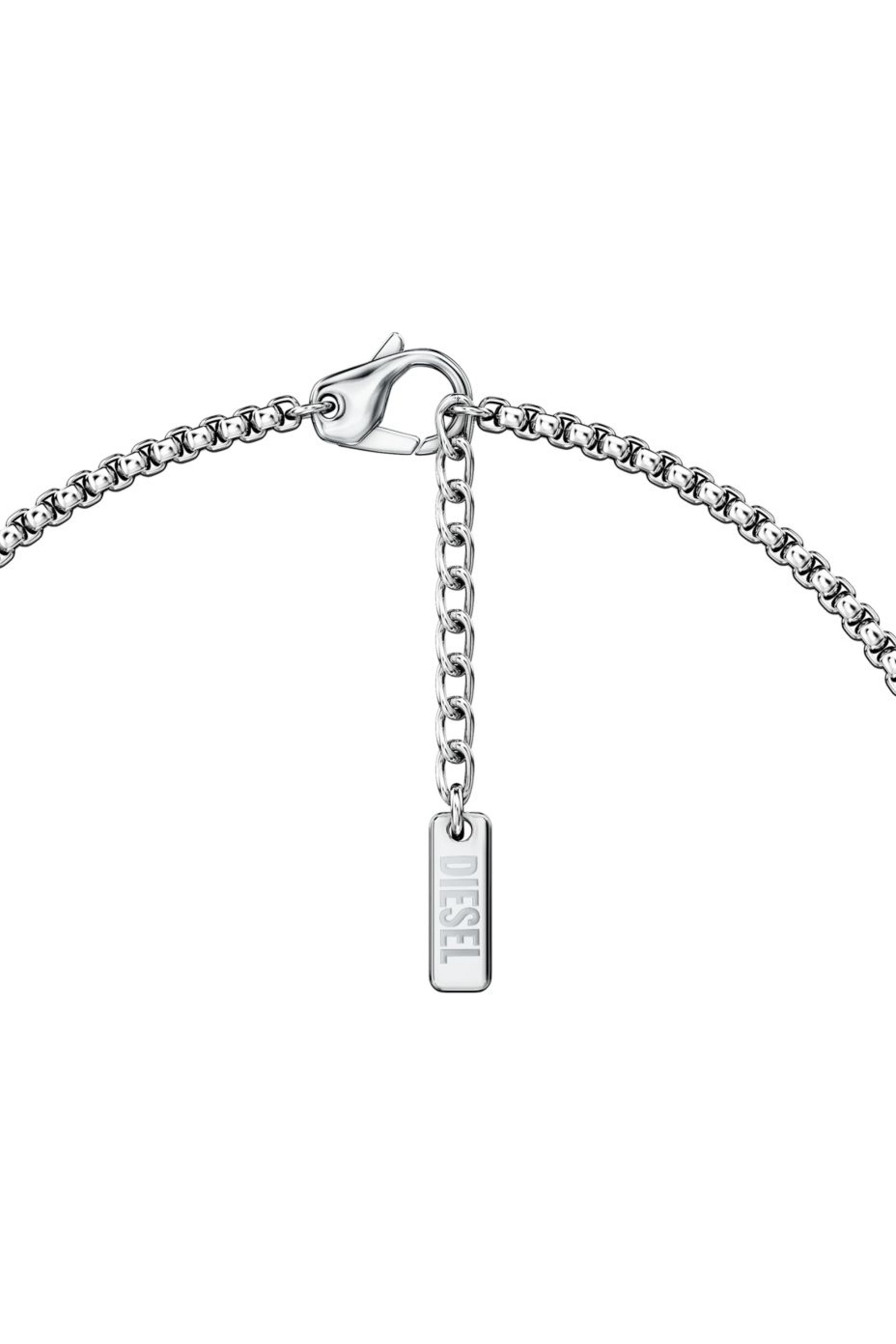 Diesel - DX1689040 JEWELLERY, Unisex's Stainless steel pendant necklace in シルバー/ブルー - 5