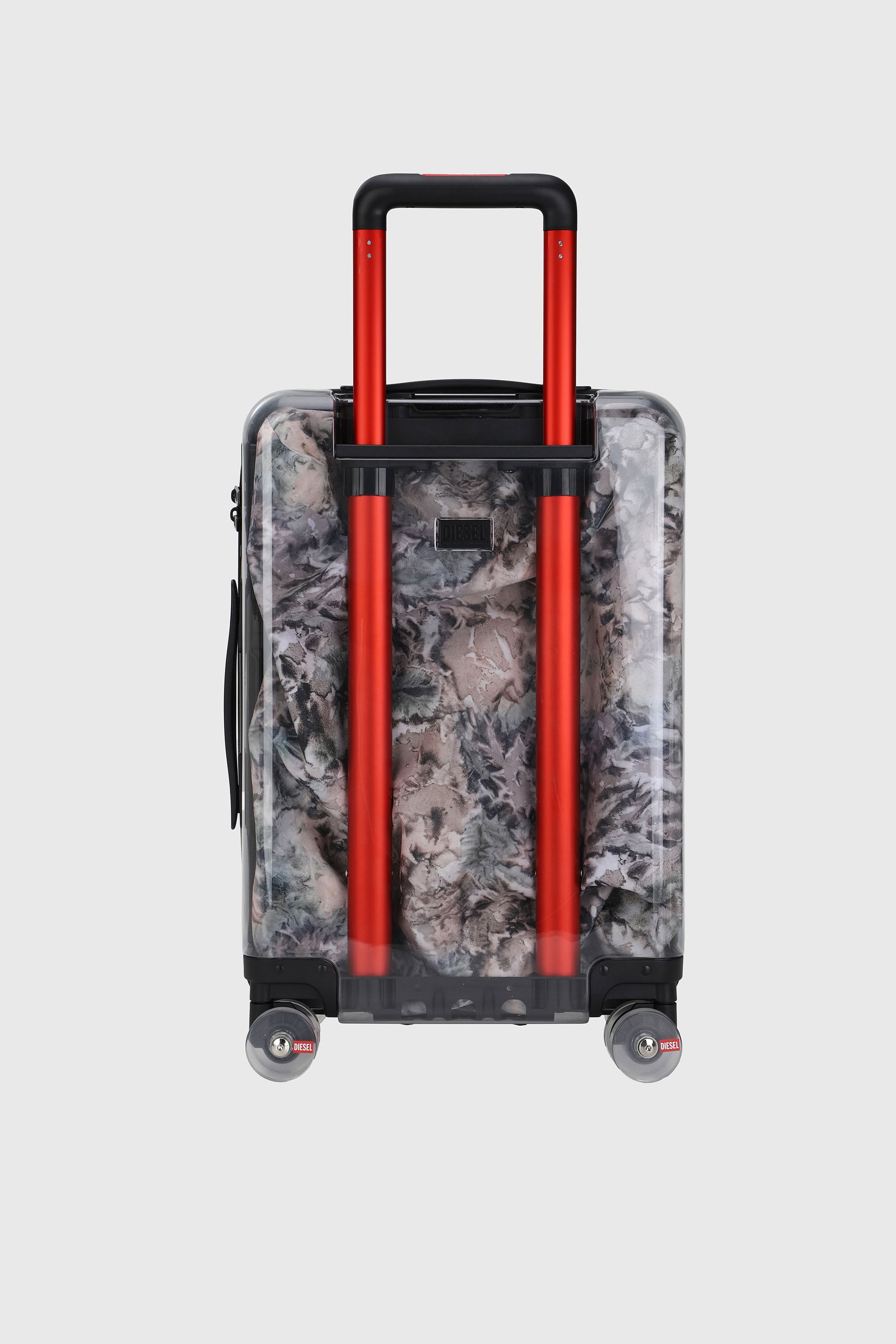 LU0036 HARD LUGGAGE - DSL009, グレー/ピンク