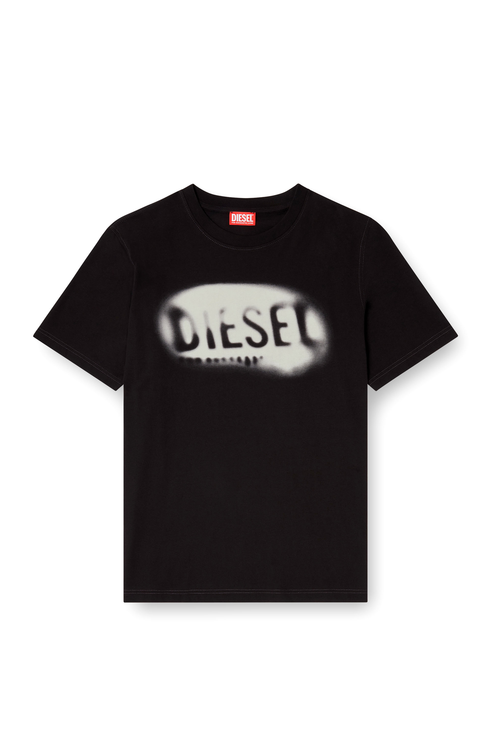 Diesel - T-ADJUST-V2, Male's Tシャツ in ブラック - 2