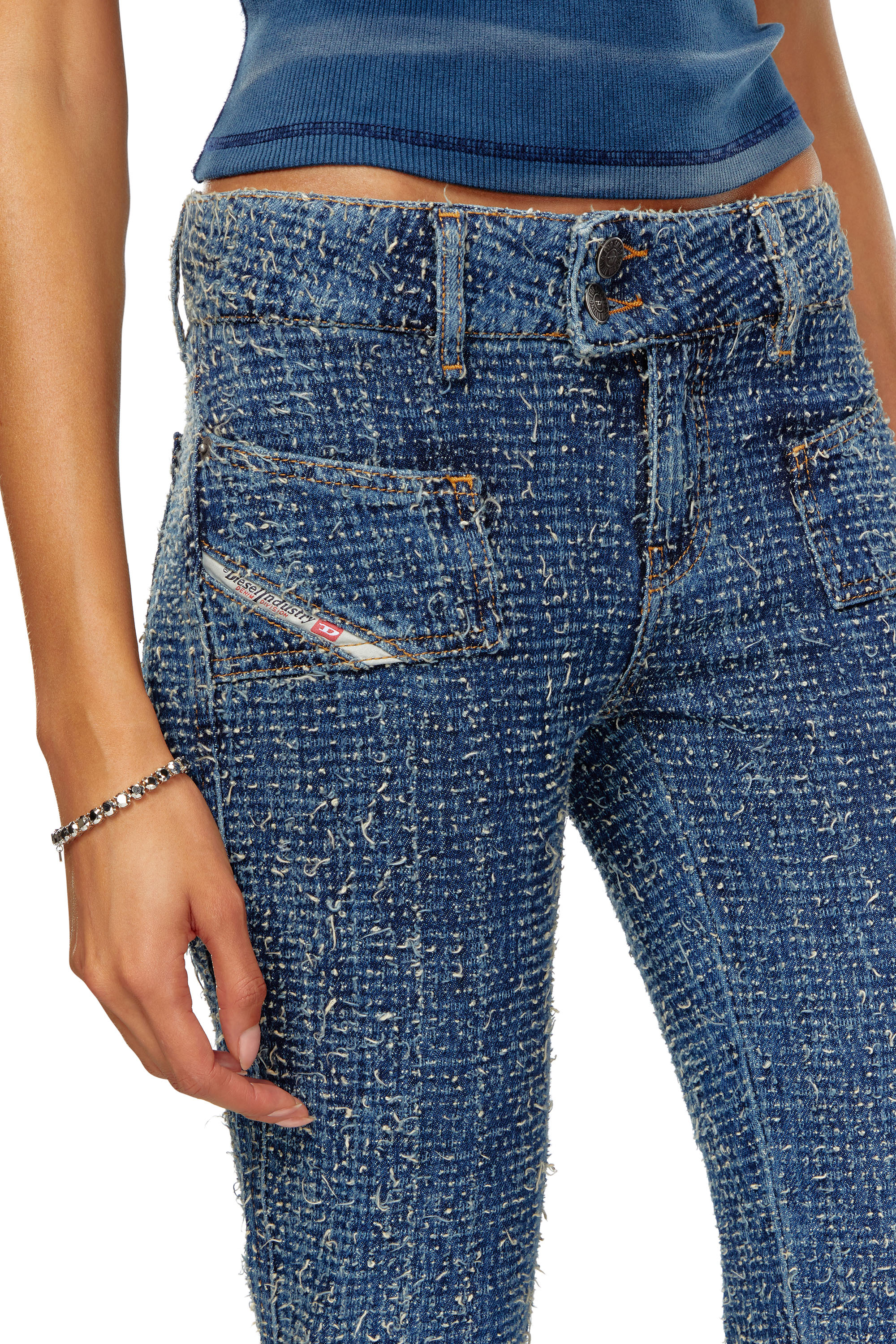 Diesel - Female's Bootcut Jeans D-Ebush 0PGAH, ミディアムブルー - 5