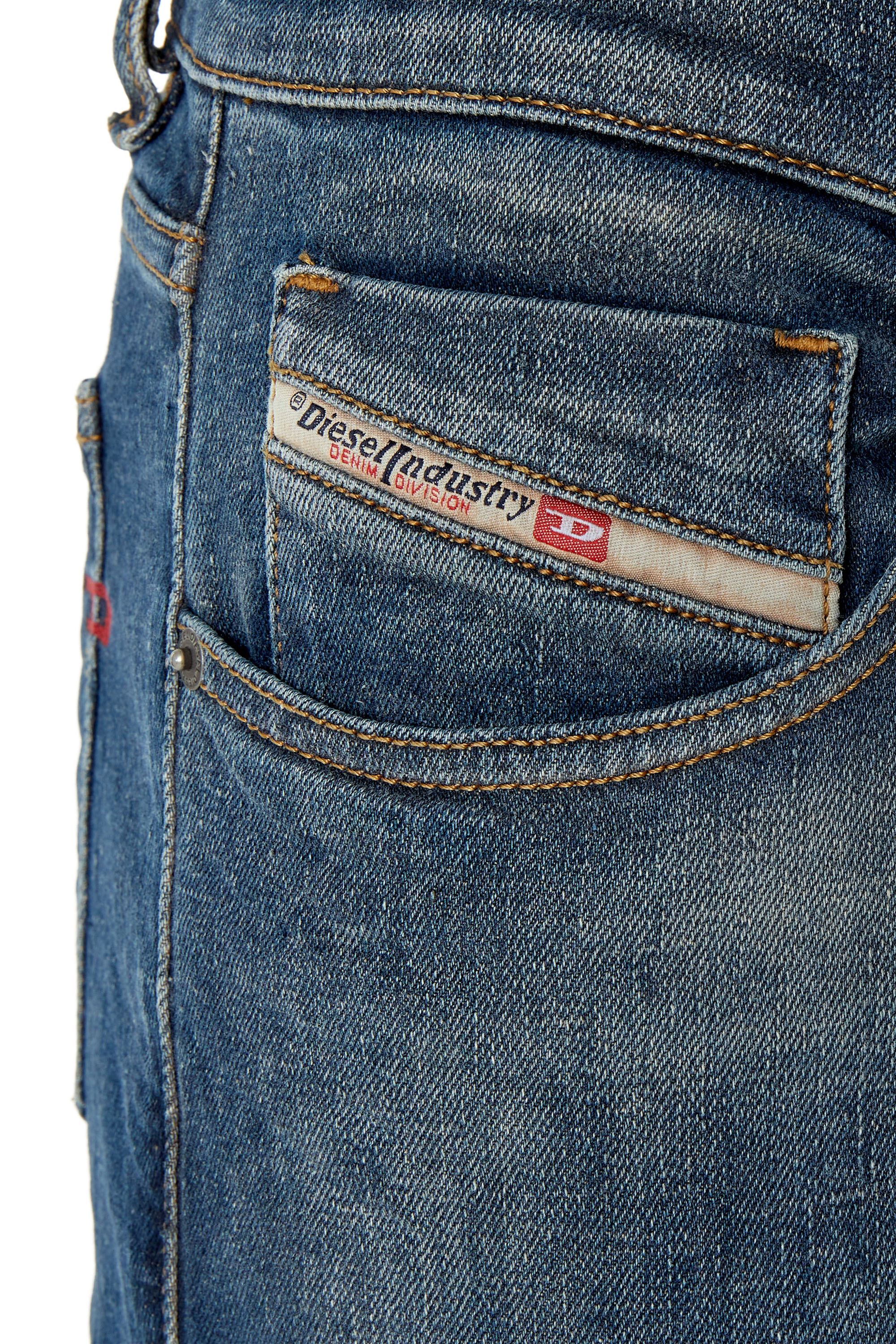 Diesel - Slim Jeans 2019 D-Strukt 09F39, ダークブルー - Image 3