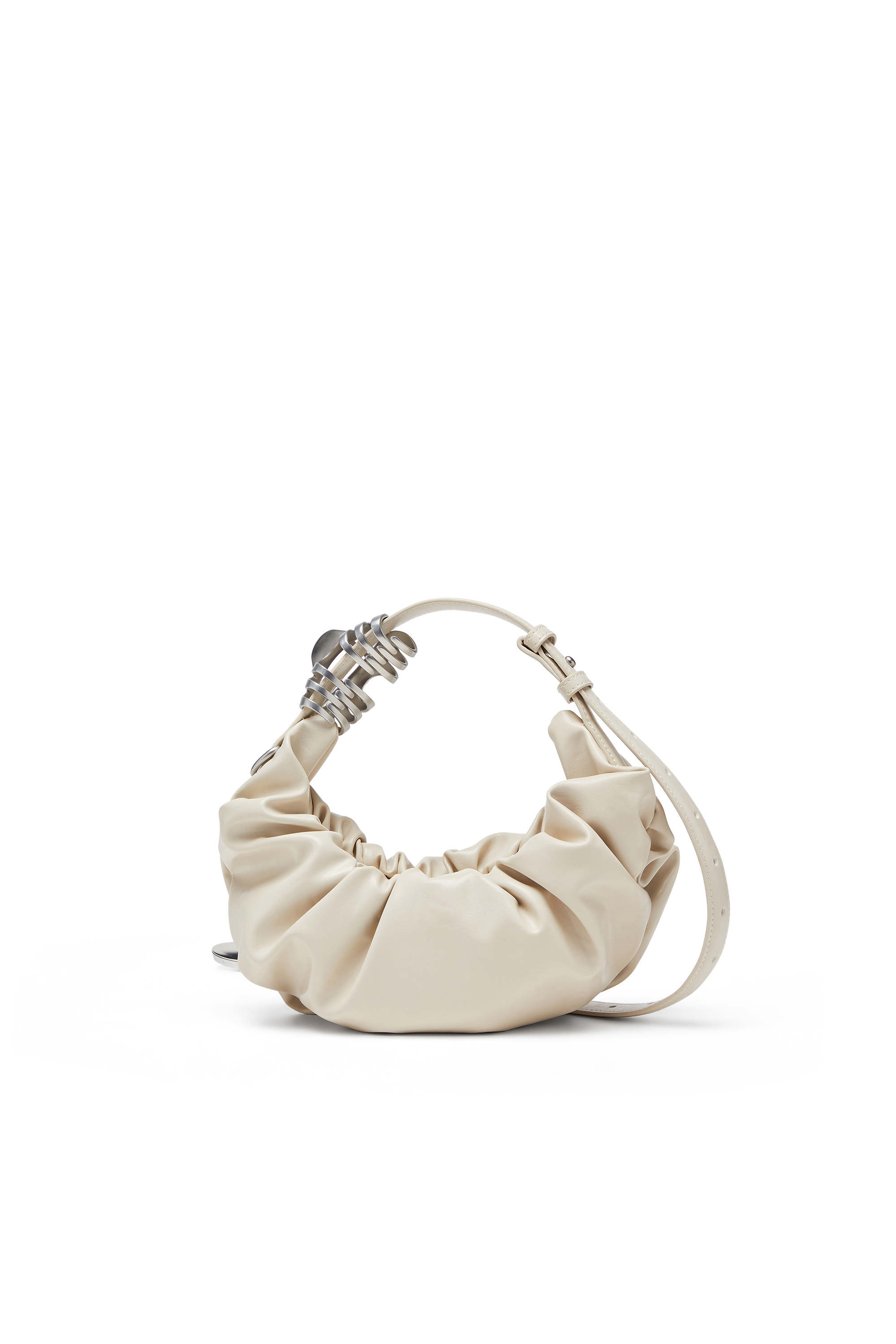 Diesel - GRAB-D HOBO S, Female's ホーボーバッグ S in ホワイト - 2