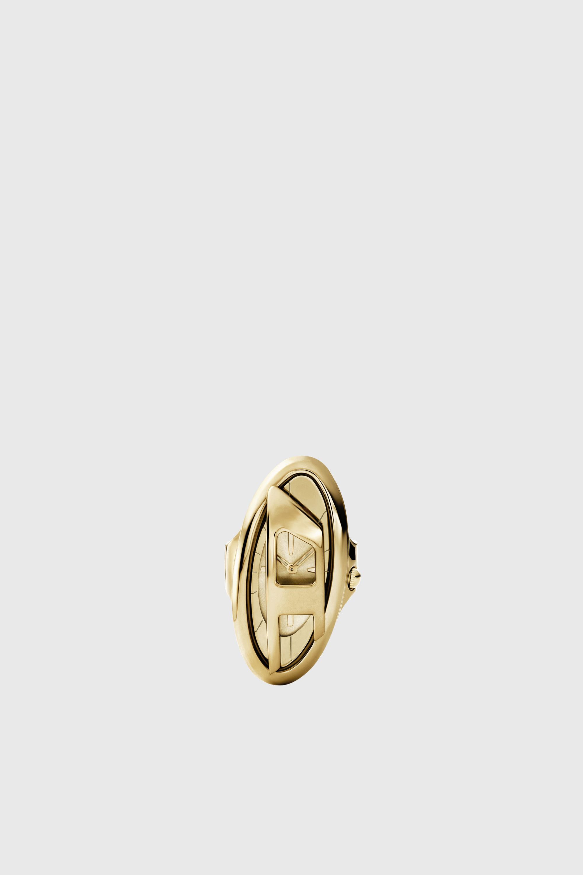 Diesel - DZ5626 WATCH, Female's D-Era gold-tone stainless steel ring watch in ゴールド - 2