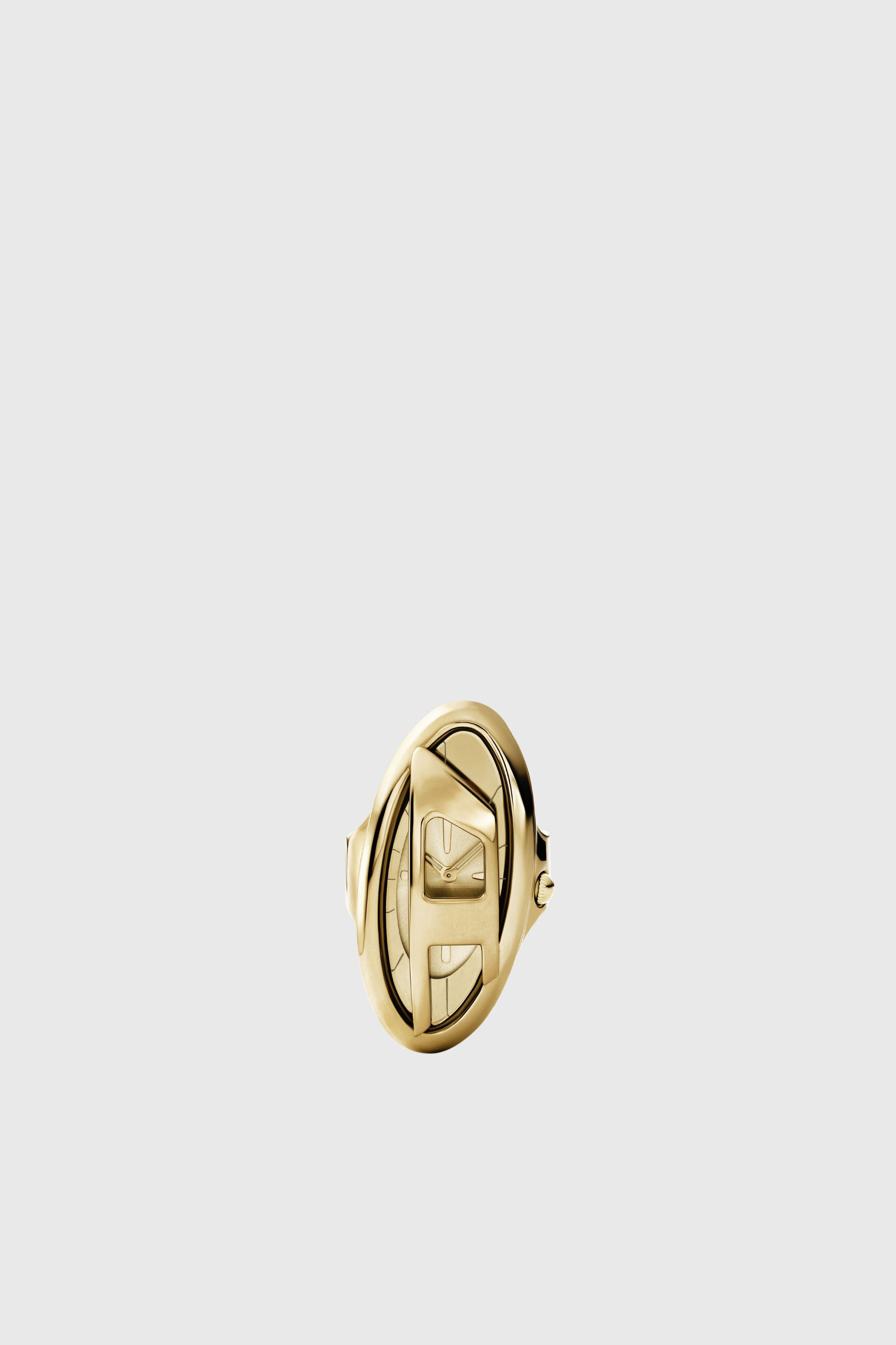 Diesel - DZ5626 WATCH, Female's D-Era gold-tone stainless steel ring watch in ゴールド - 2