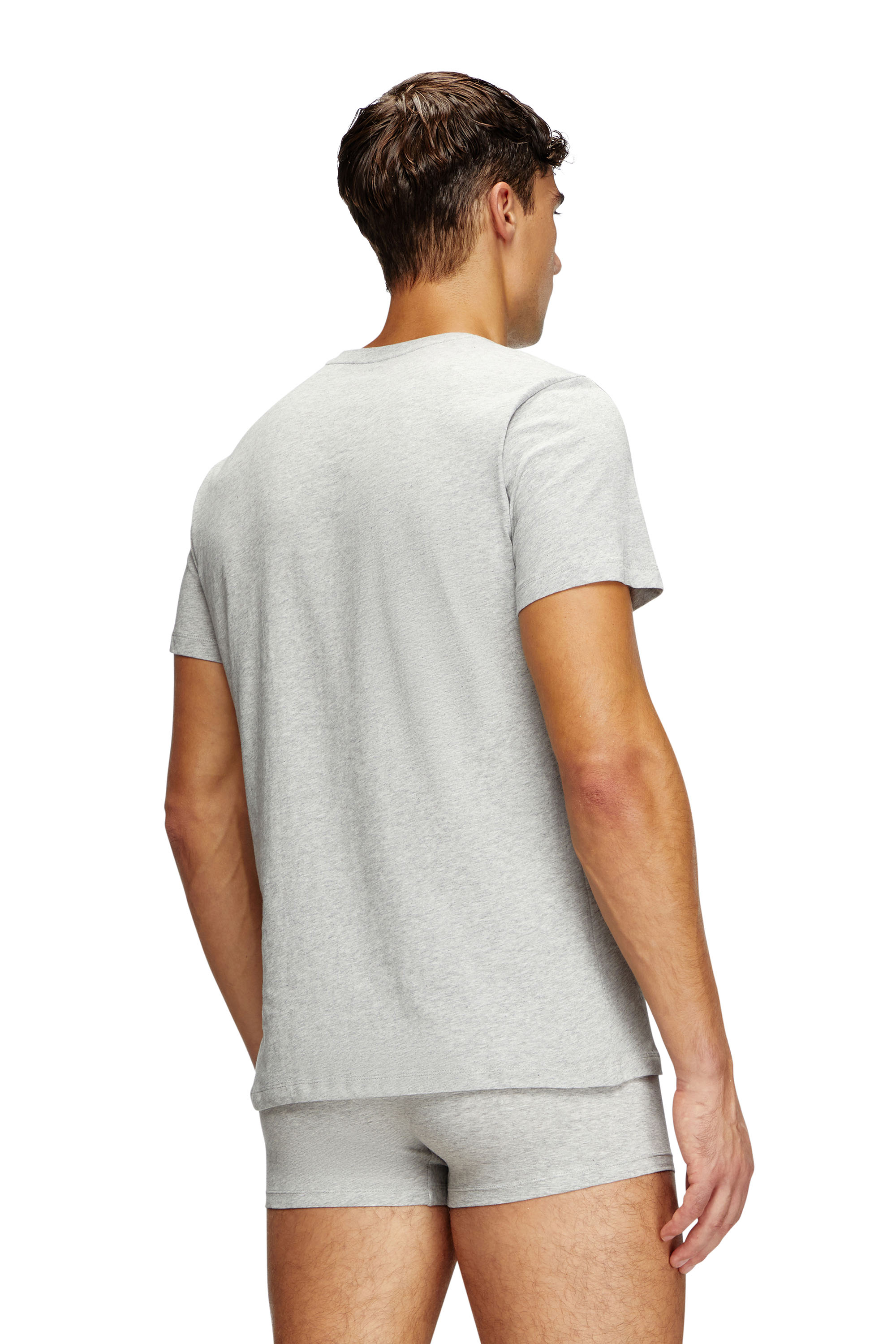 Diesel - RANDAL-D-BOX-3PACK, Male's Tシャツ3枚パック in グレー/ブラック - 4