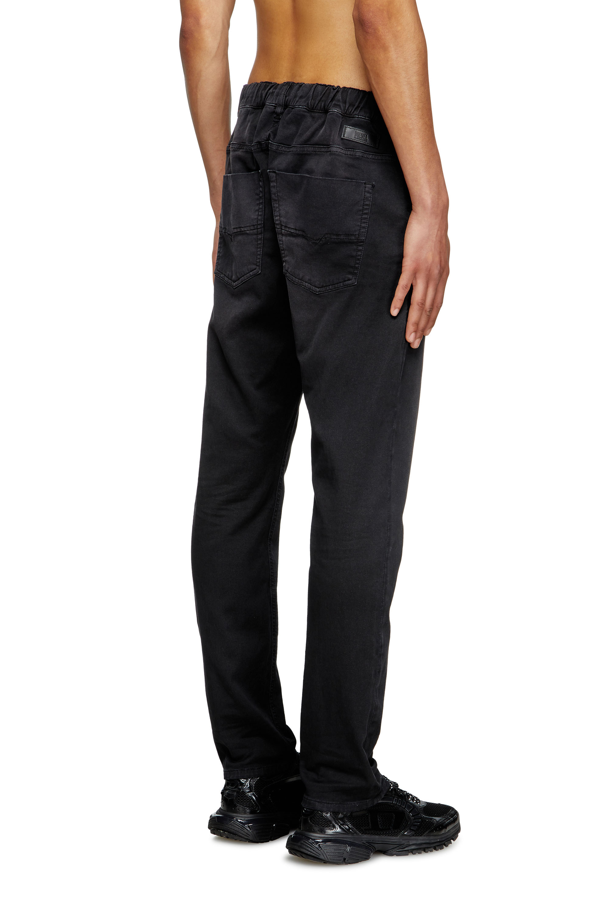 Diesel - Male's Regular 2032 D-Krooley Joggjeans® 0670M, ブラック/ダークグレー - 4