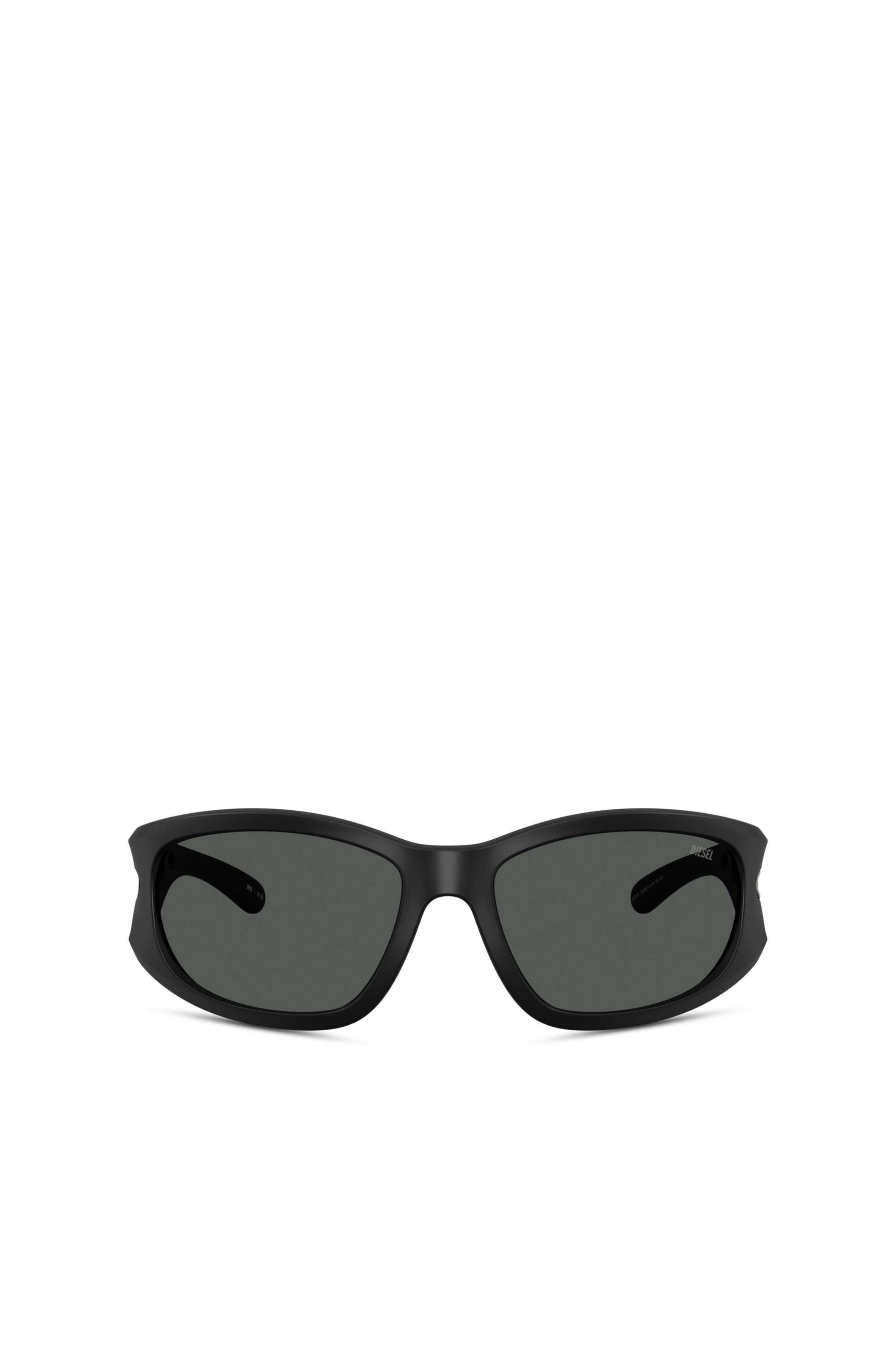 Diesel - 0DL3012U, Unisex's Rectangle sunglasses in ブラック - 2