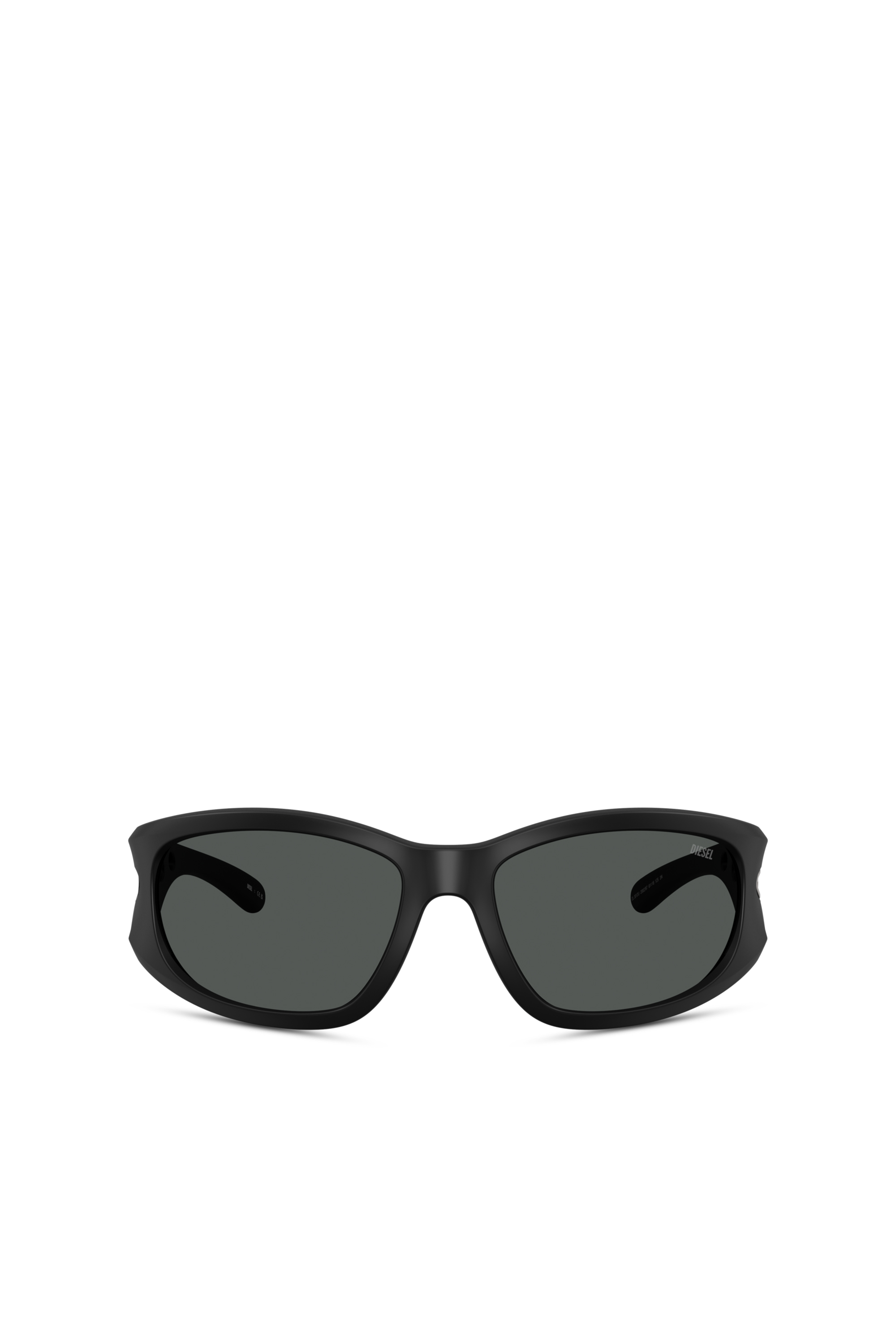 Diesel - 0DL3012U, Unisex's Rectangle sunglasses in ブラック - 1