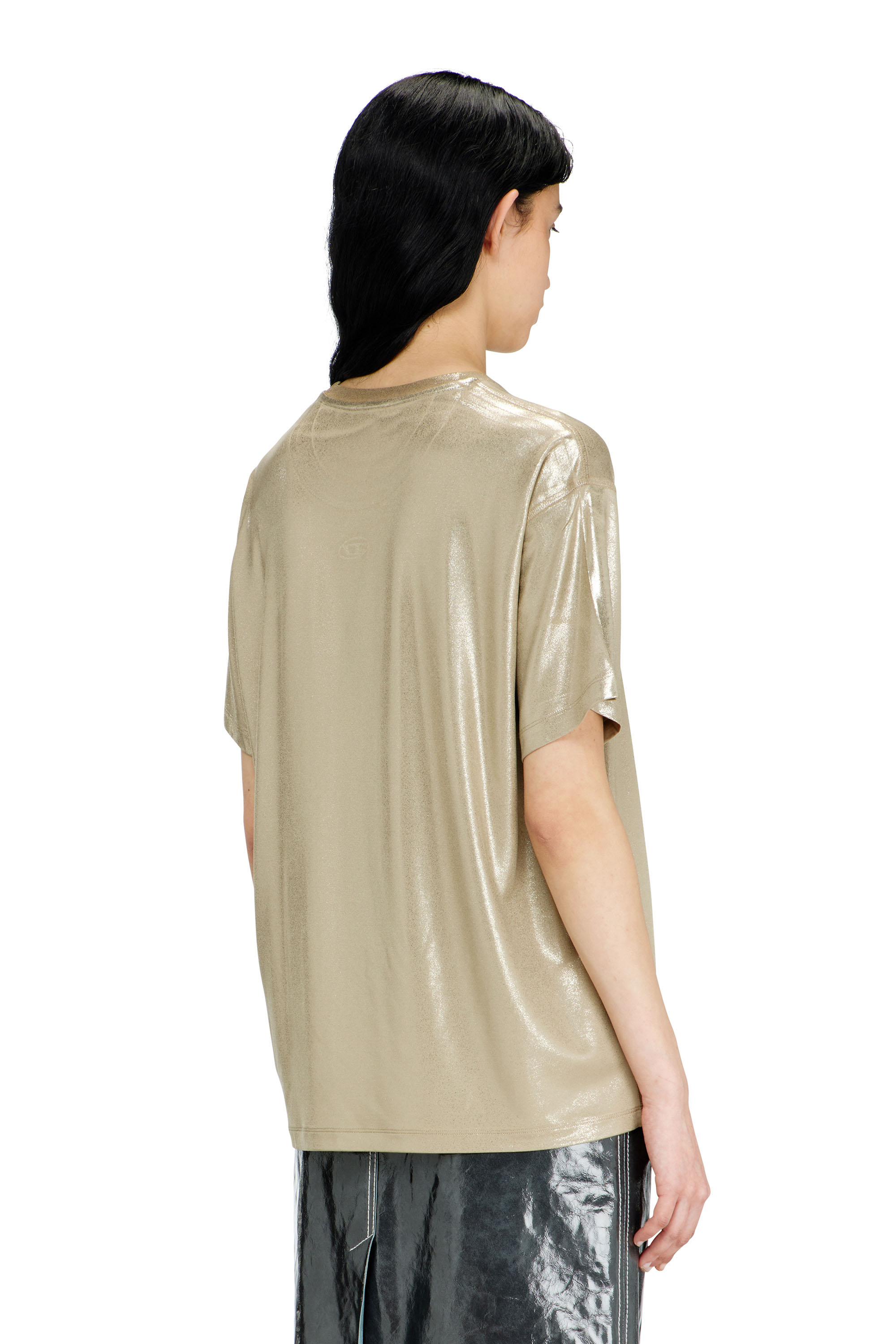 Diesel - T-NORMY-AA2, Female's Tシャツ in ベージュ - 4