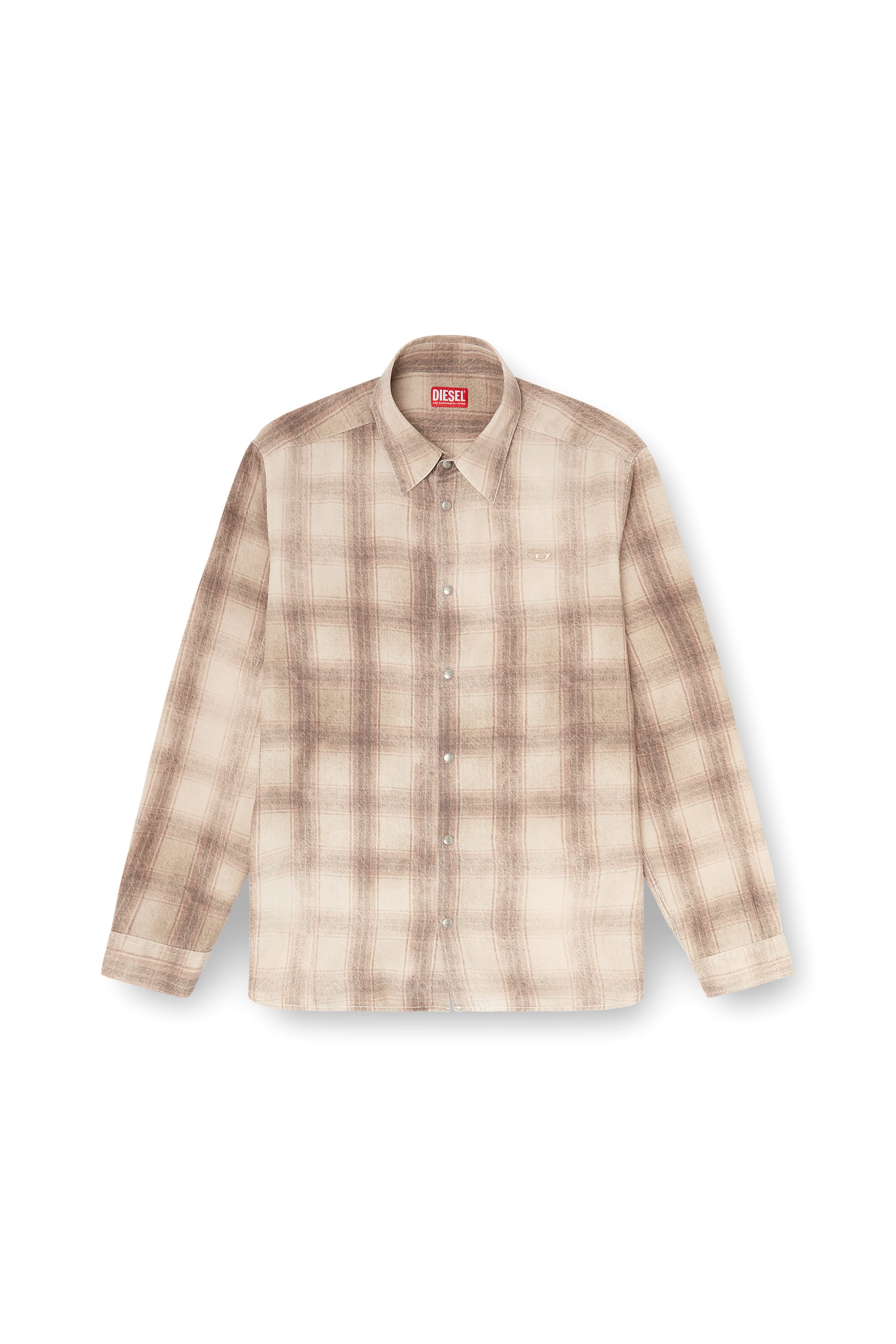 Diesel - S-SIMPLY-JMCM, Male's シャツ in ライトブラウン - 3