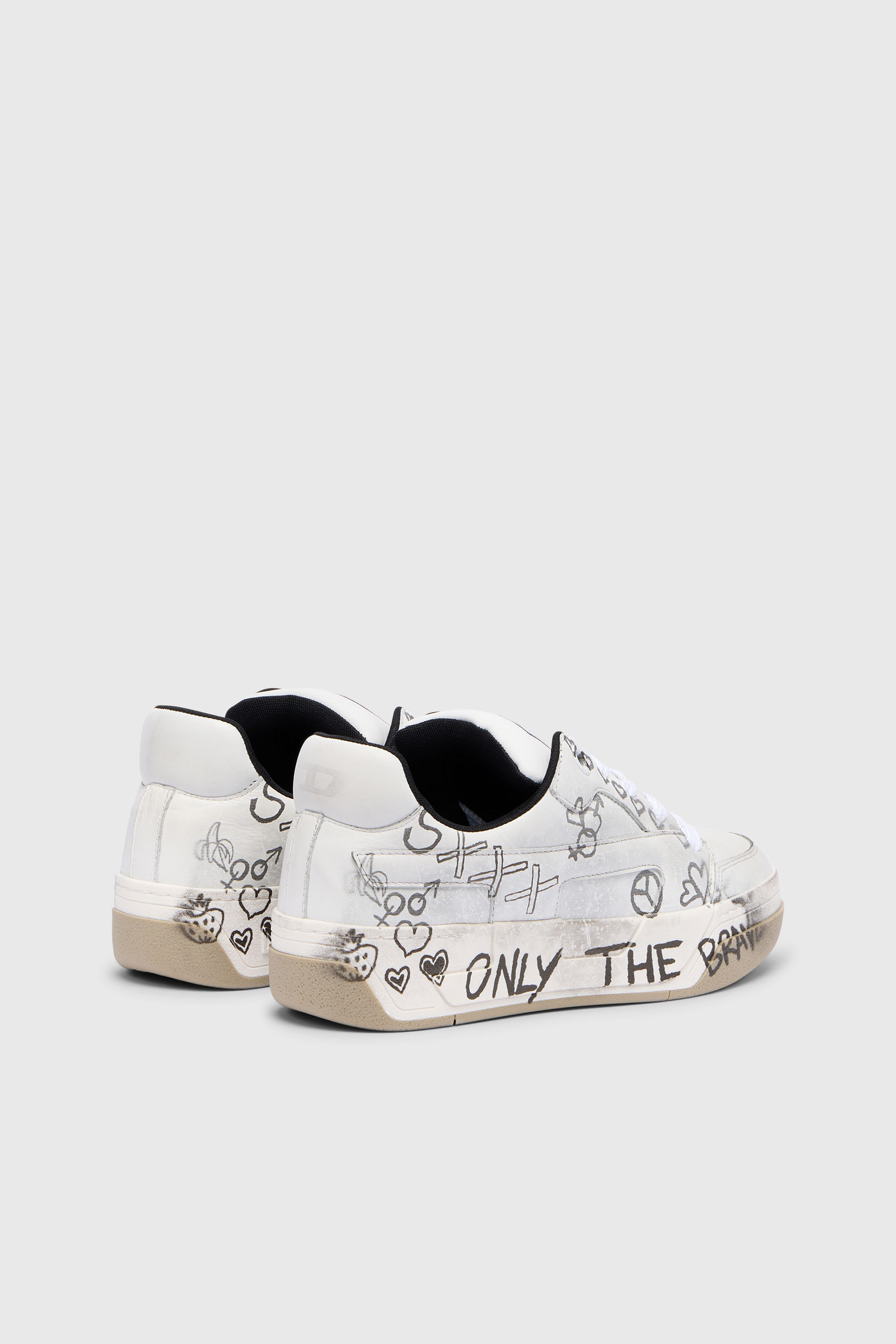 Diesel - S-D-OLLIE LOW, Male's ローカットスニーカー in ホワイト - 3