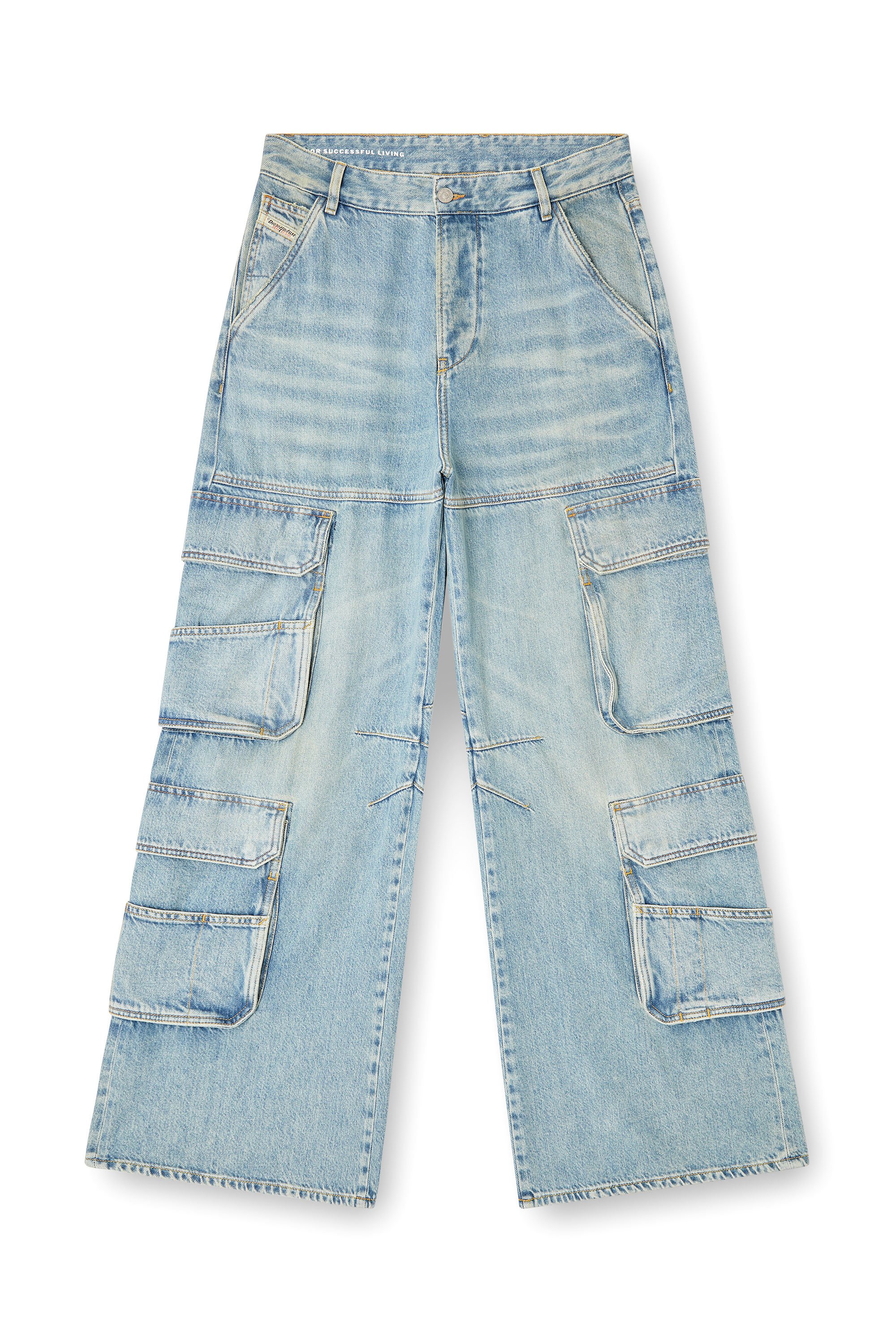 Diesel - Female's Relaxed Jeans 1996 D-Sire 0DBCX, ライトブルー - 3