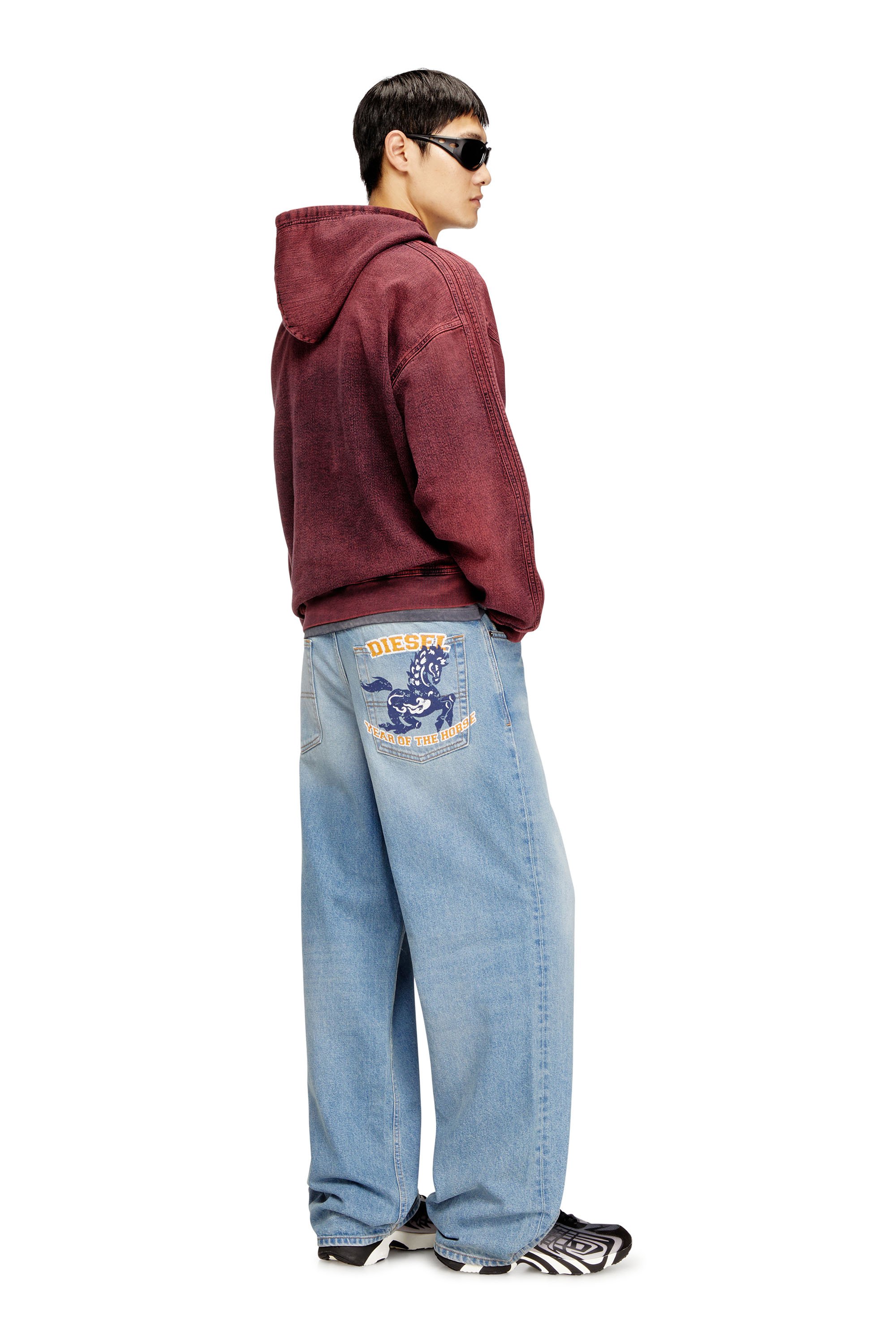 Diesel - Male's Relaxed Jeans 2001 D-Macro 007FA, ライトブルー - 2