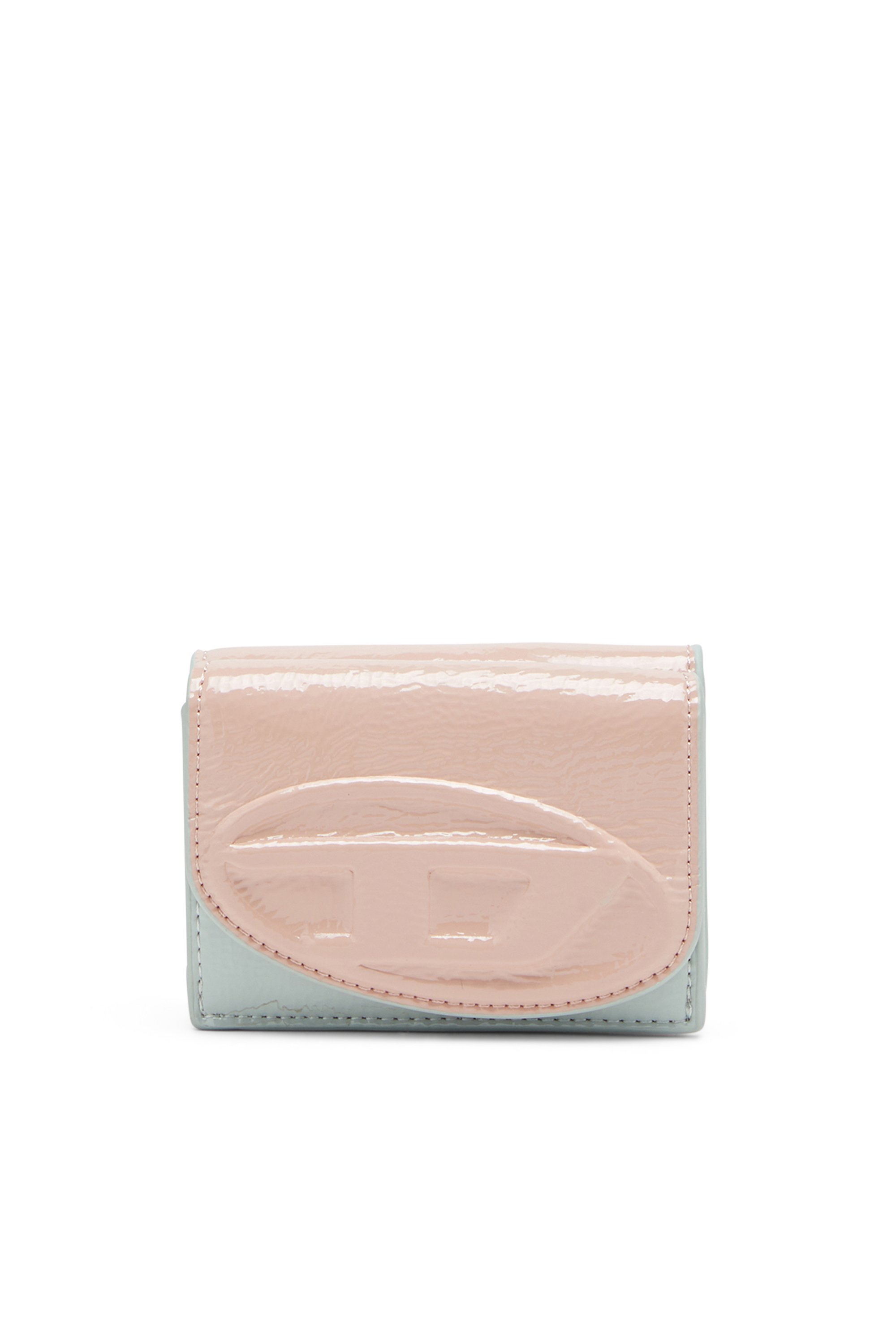 Diesel - 1DR TRI FOLD COIN XS II, Female's 三つ折りウォレット in ピンク / ホワイト - 1