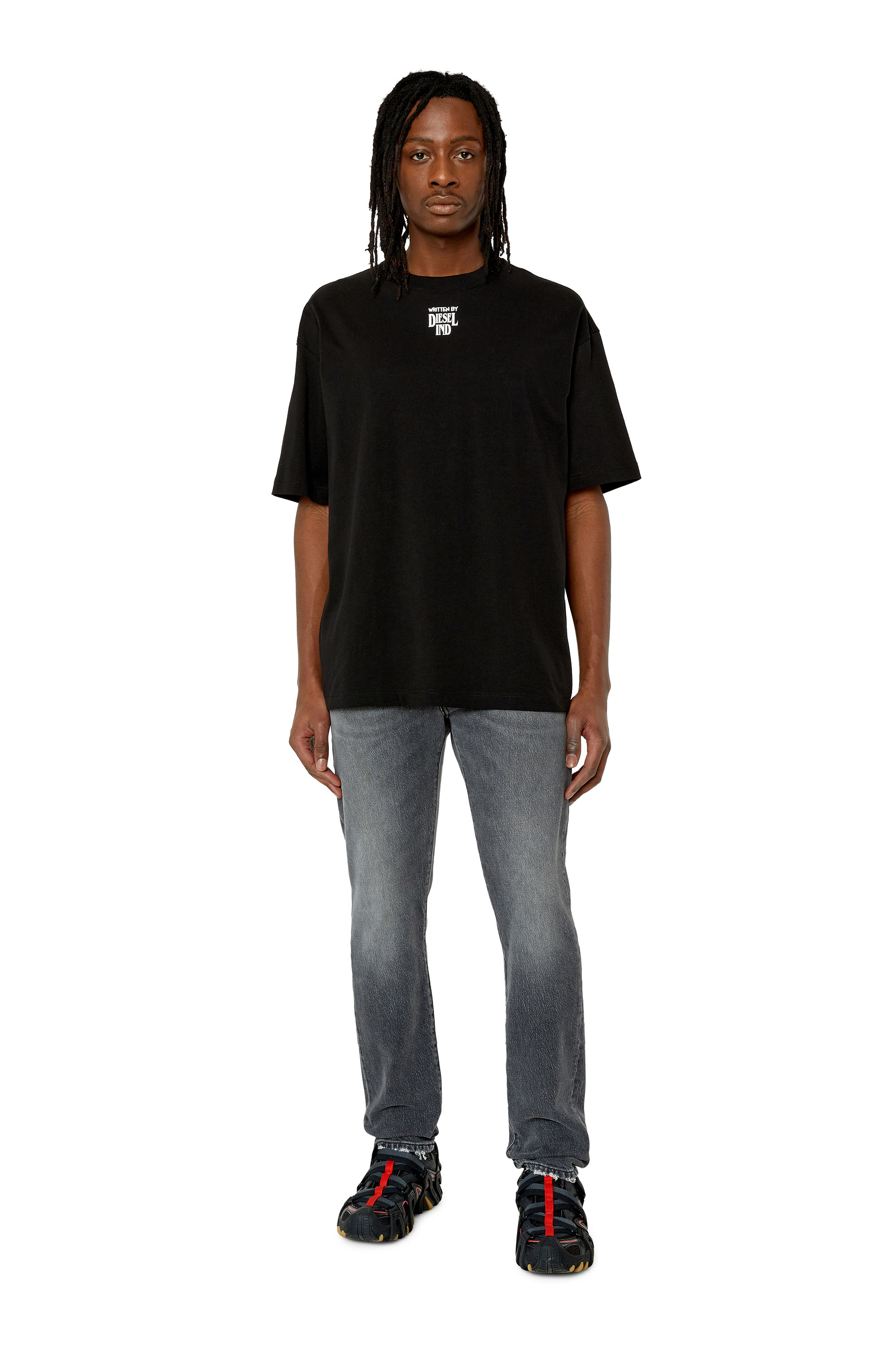 Diesel - Slim Jeans 2019 D-Strukt 09E75, ブラック/ダークグレー - Image 4