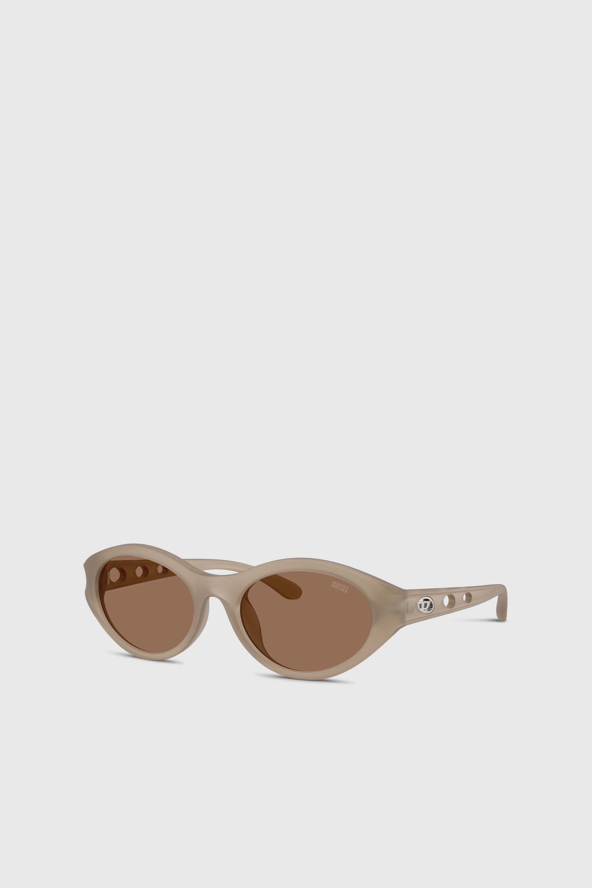 Diesel - 0DL3005U, Unisex's Oval sunglasses in ベージュ - 1
