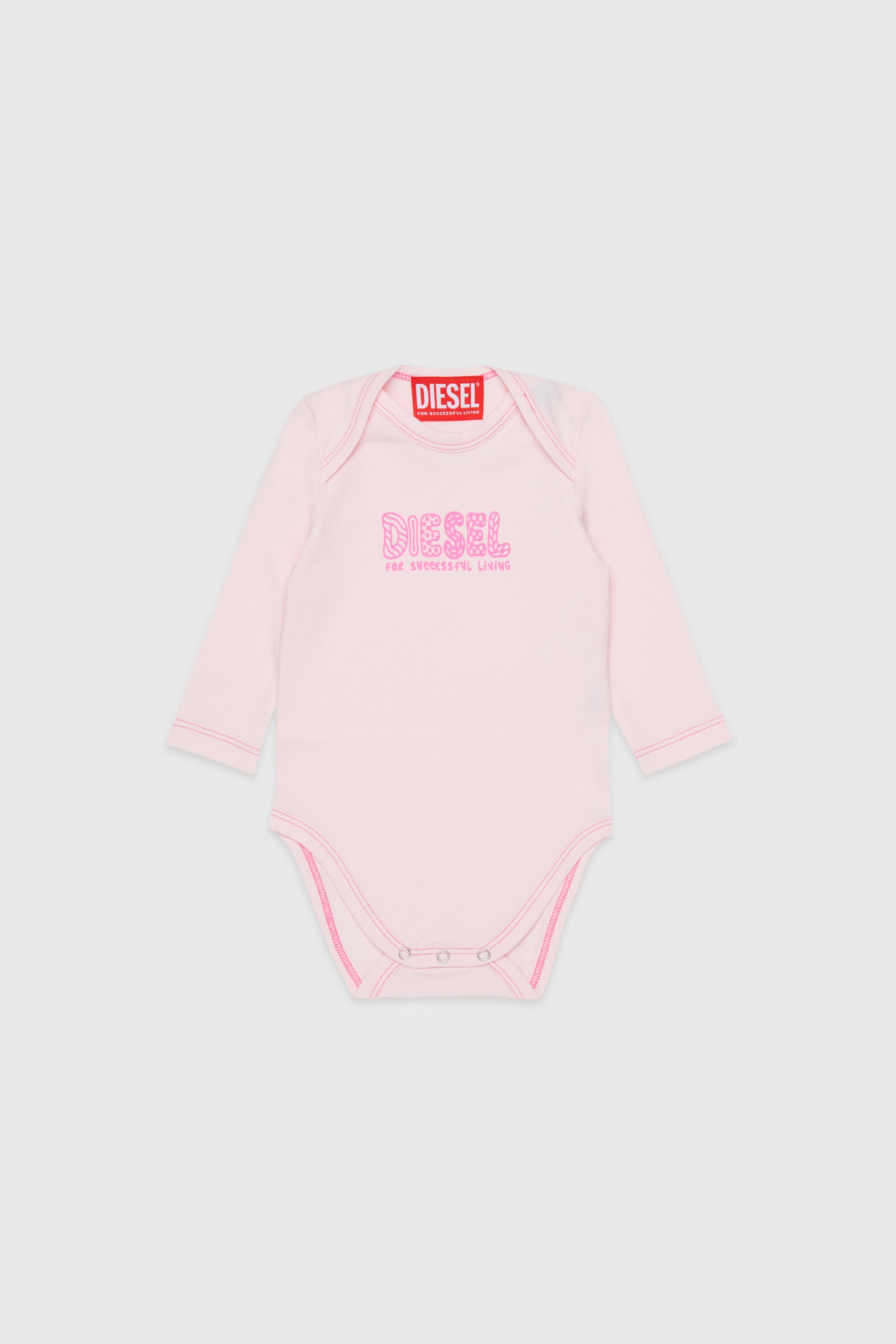 Diesel - UBBY-NB, Unisex's ロンパース in ピンク / ホワイト - 1