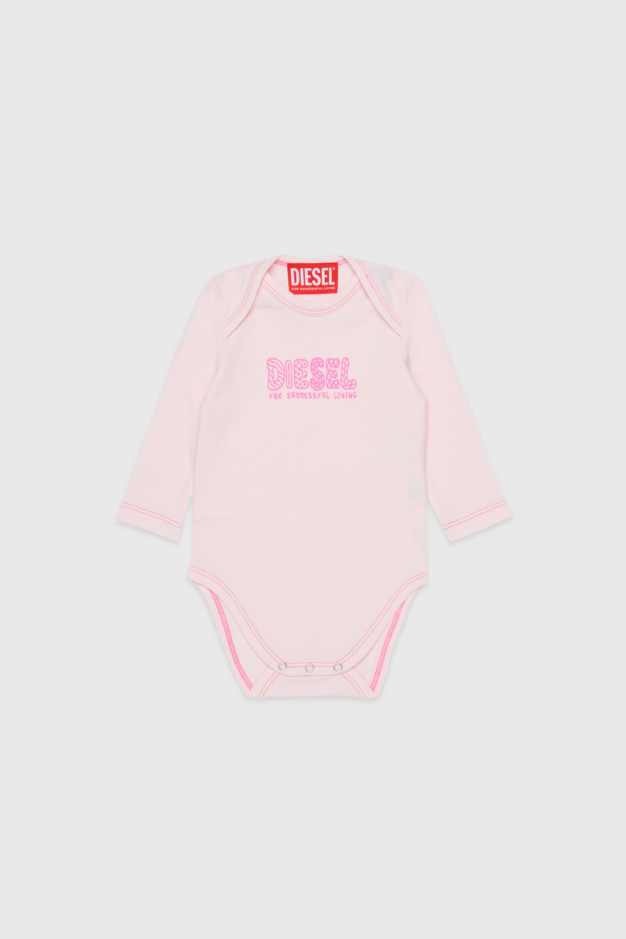 Diesel - UBBY-NB, Unisex's ロンパース in ピンク / ホワイト - 1