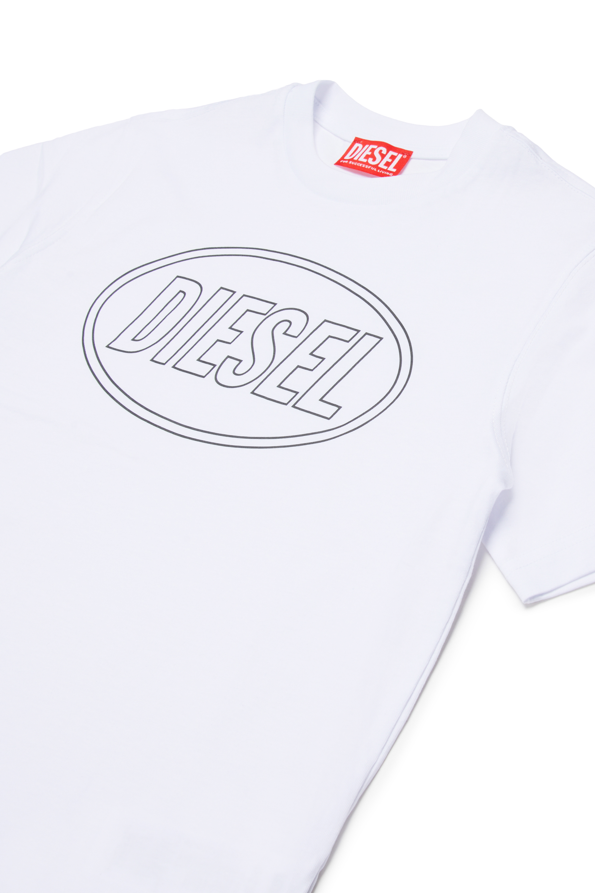 Diesel - TCIRCLE OVER, Male's Tシャツ in ホワイト - 3