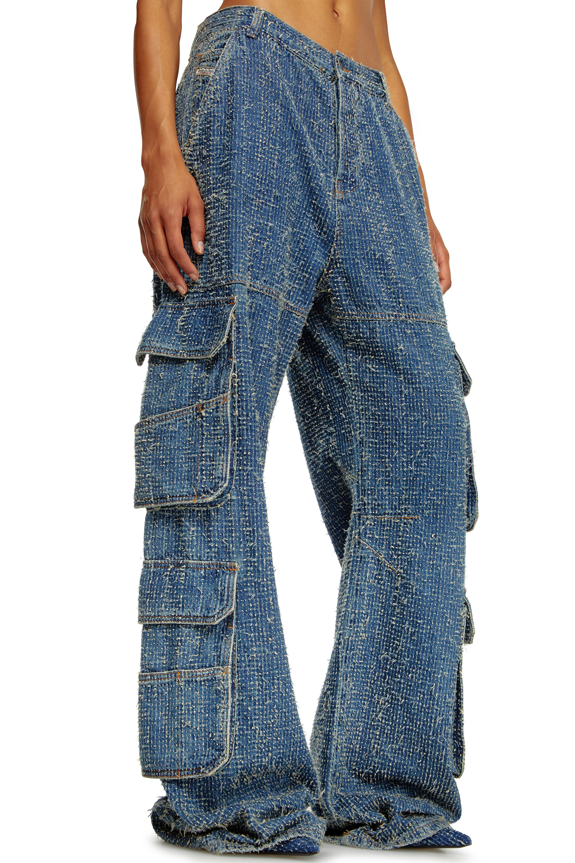Diesel - Female's Relaxed Jeans 1996 D-Sire 0PGAH, ミディアムブルー - 5