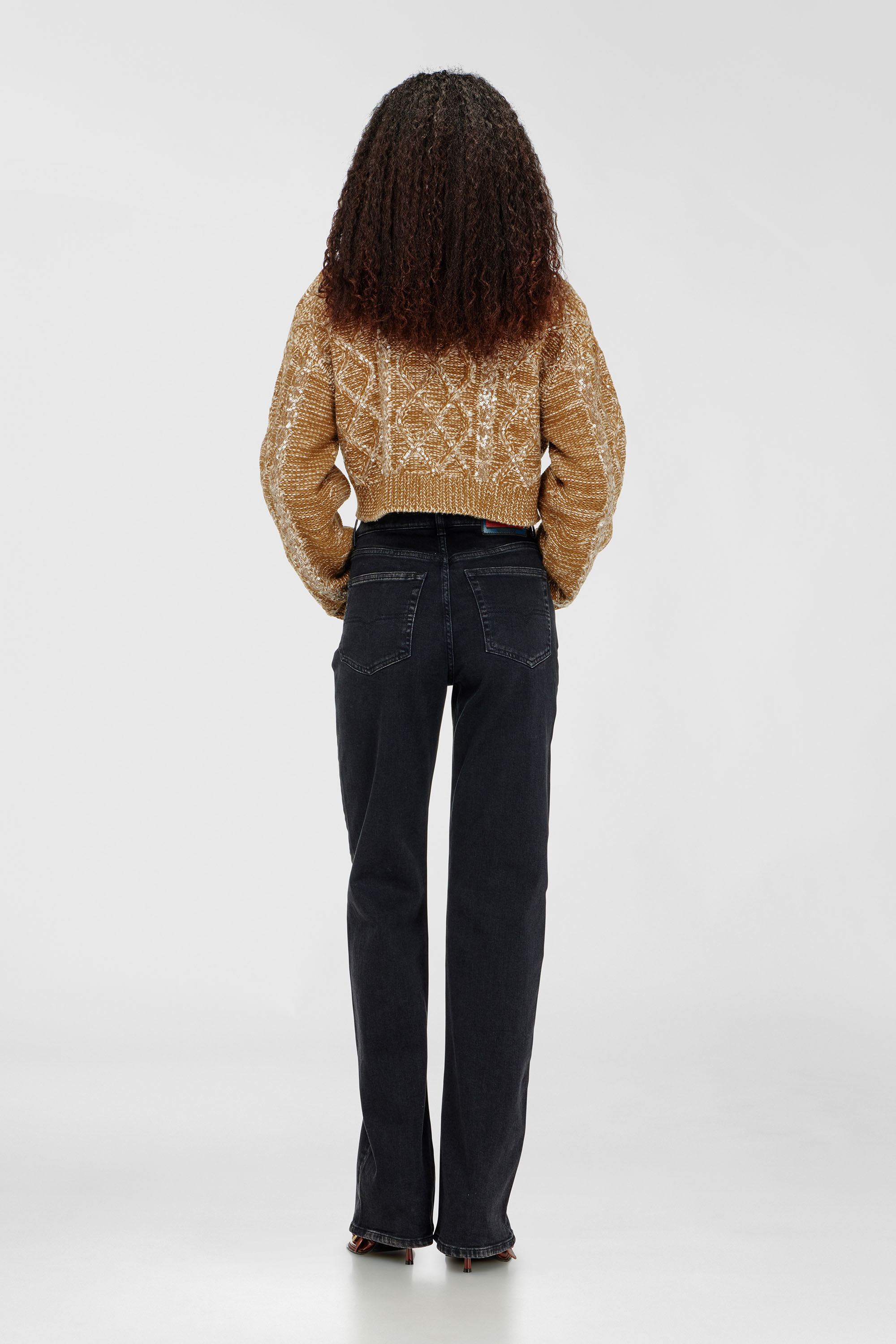 Diesel - Female's Regular Jeans 1971 D-Sent 09N89, ブラック/ダークグレー - 3