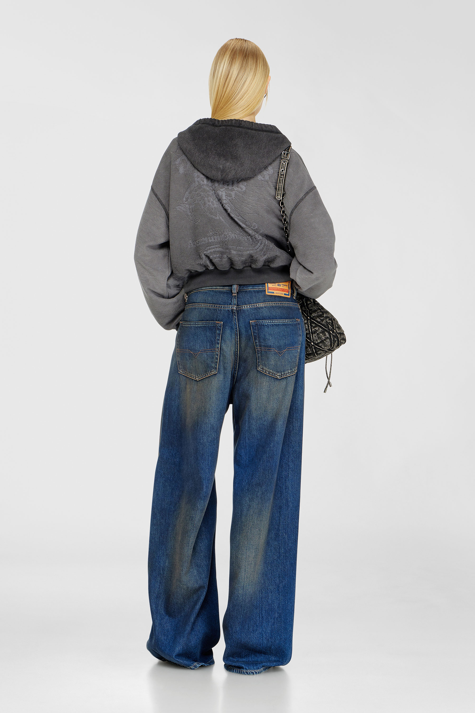 Diesel - Female's Relaxed Jeans 1996 D-Sire 09P47, ダークブルー - 3