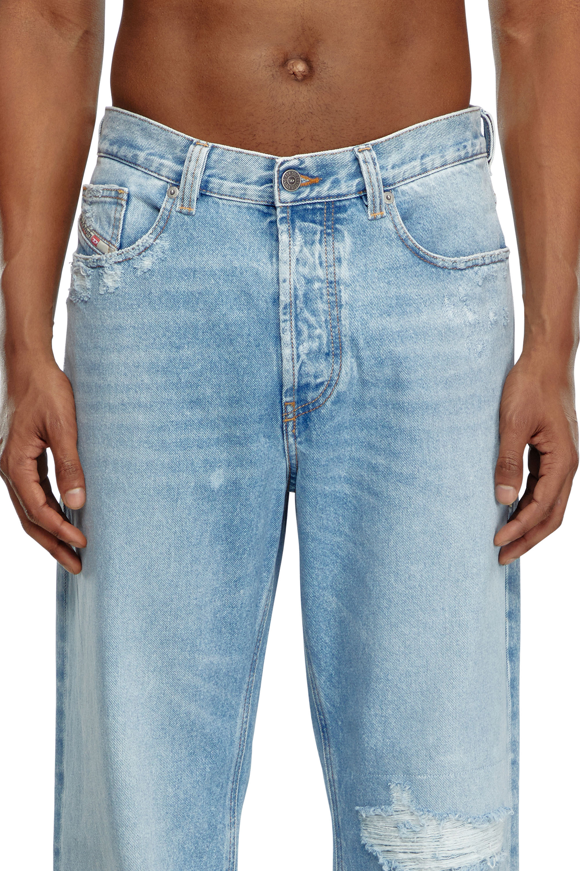 Diesel - Male's Regular Jeans 2024 D-Macs 09J80, ライトブルー - 5