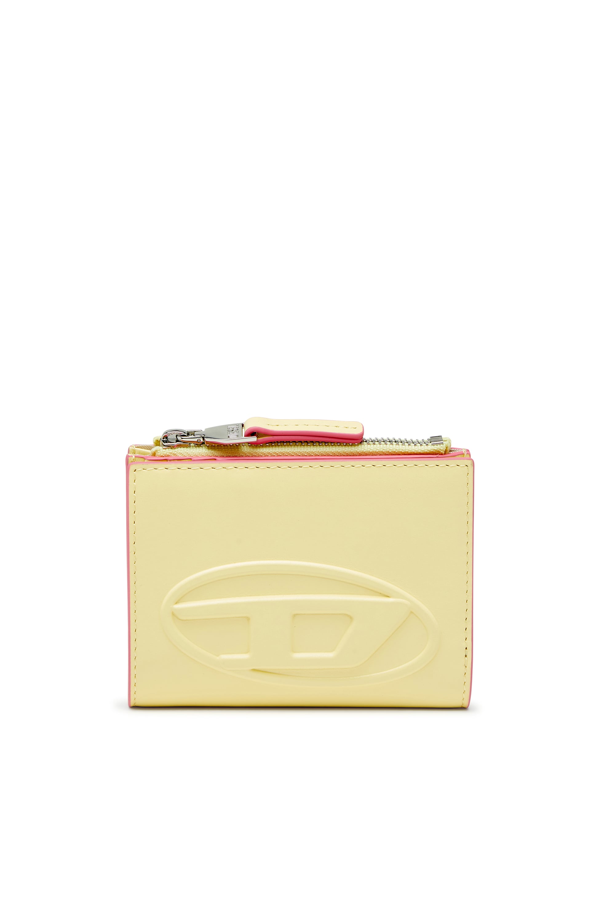 Diesel - 1DR BI-FOLD ZIP II, Female's 二つ折りウォレット in イエロー - 1