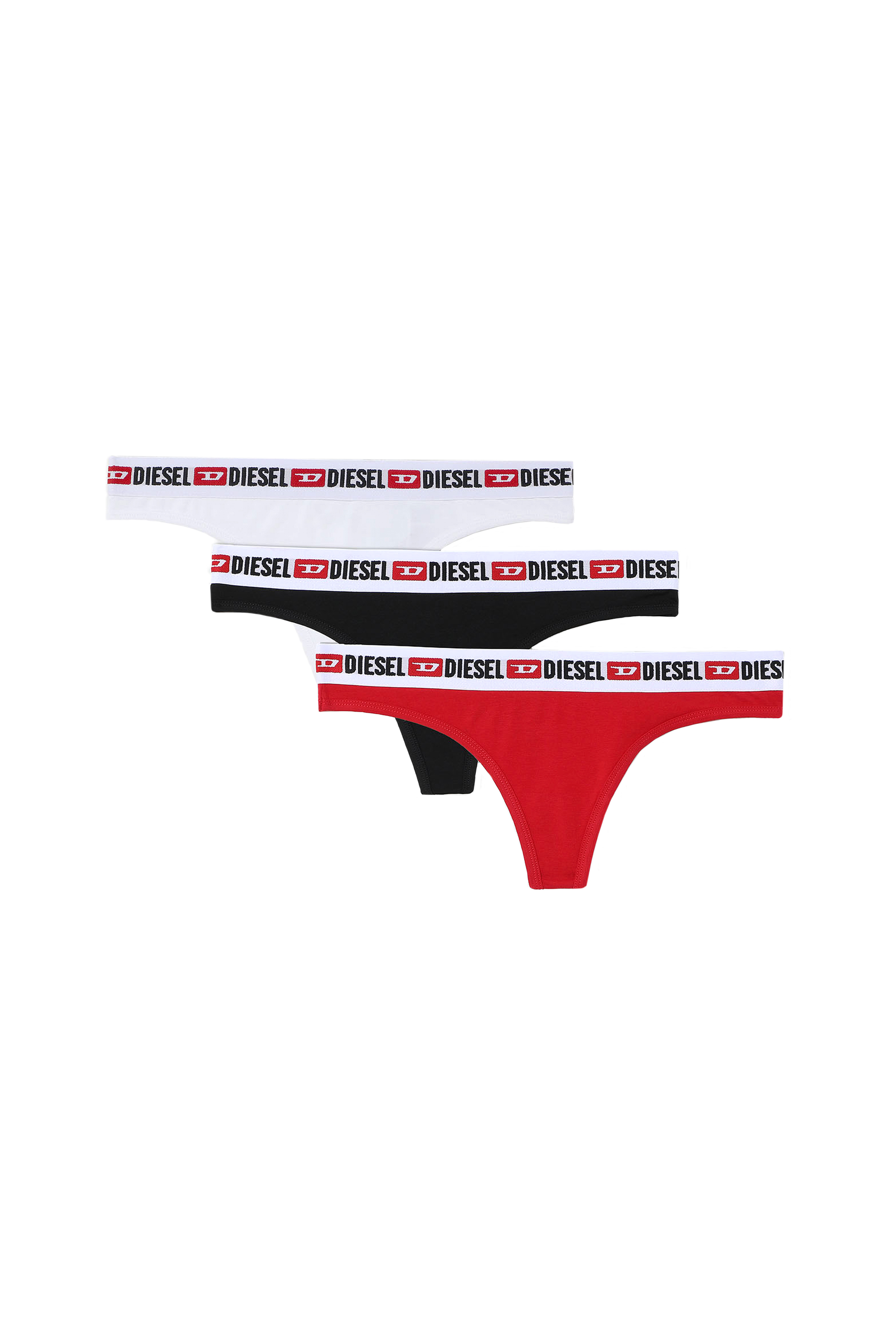 Diesel - UFST-STARS-THREEPACK, Female's 3パックタンガ in ホワイト/レッド/ブルー - 1