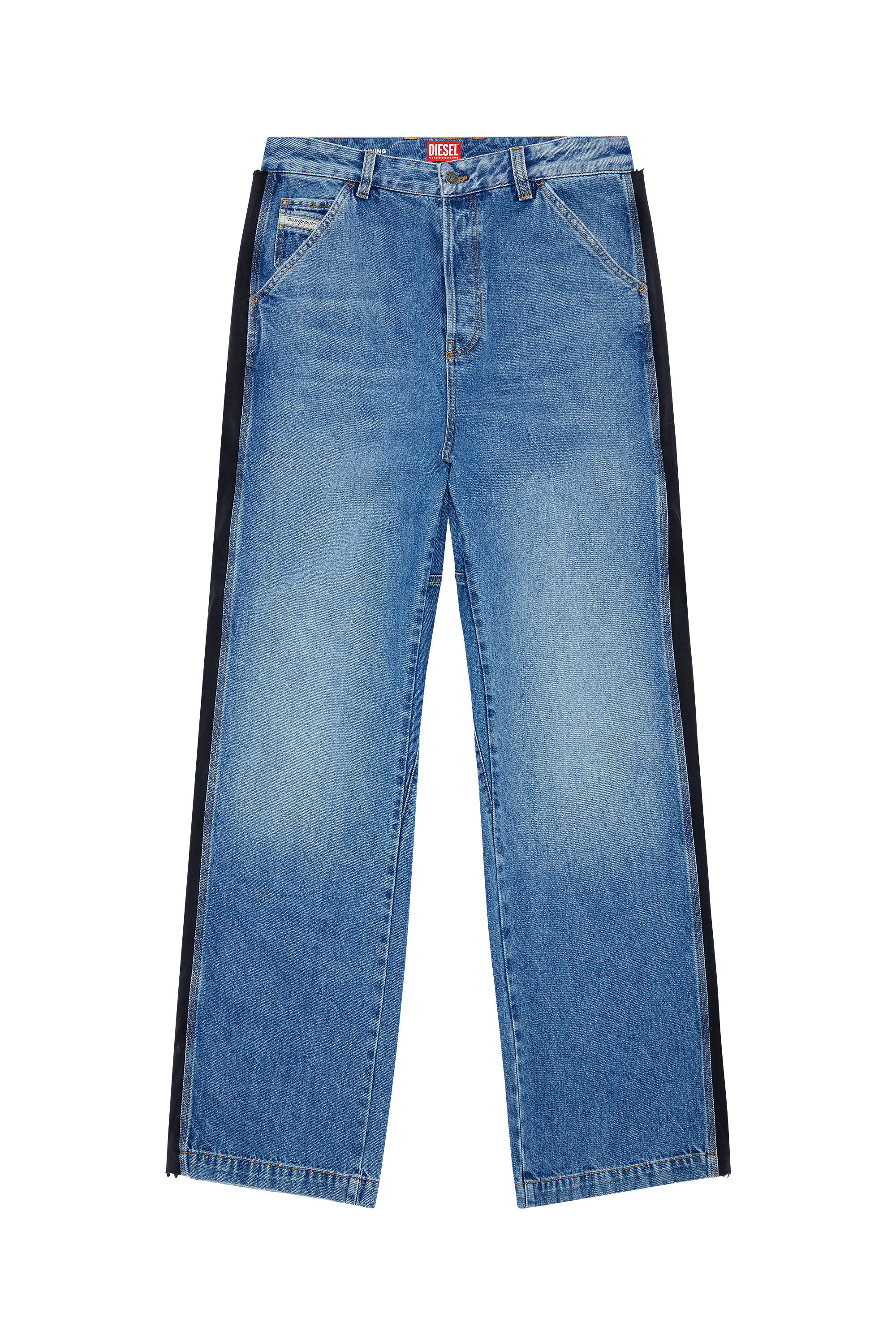 Diesel - Straight Jeans D-Livery 0HJAV, ミディアムブルー - Image 5