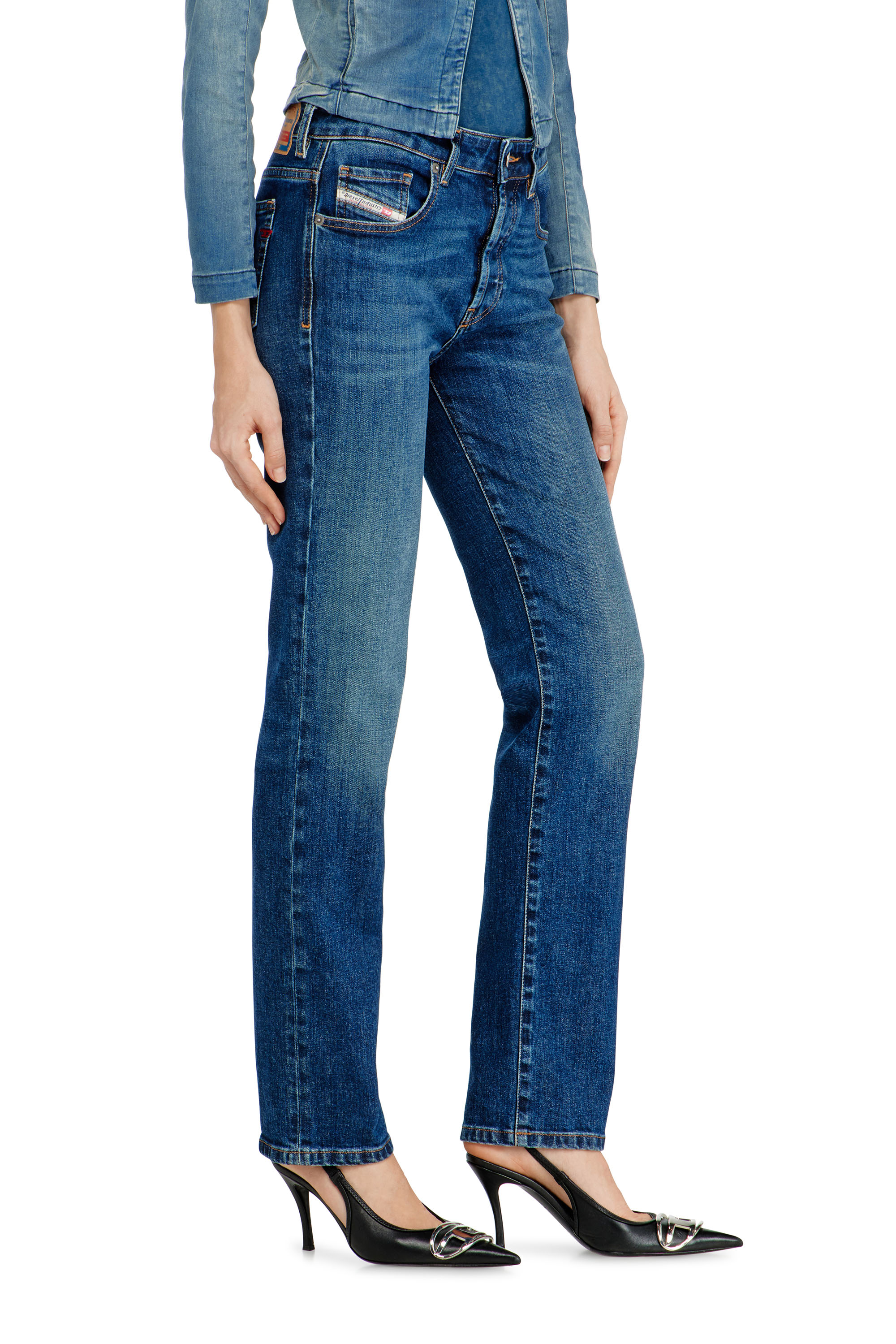 Diesel - Female's Regular Jeans 1989 D-Mine 09I28, ダークブルー - 7