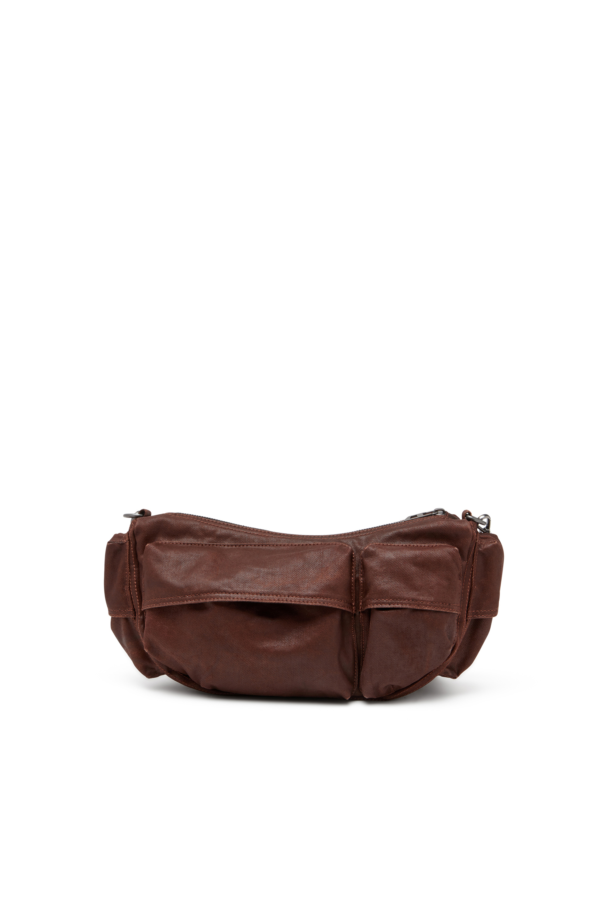 Diesel - MULTI-PKTS SHOULDER BAG X, Unisex's クロスボディバッグ in ブラウン - 3