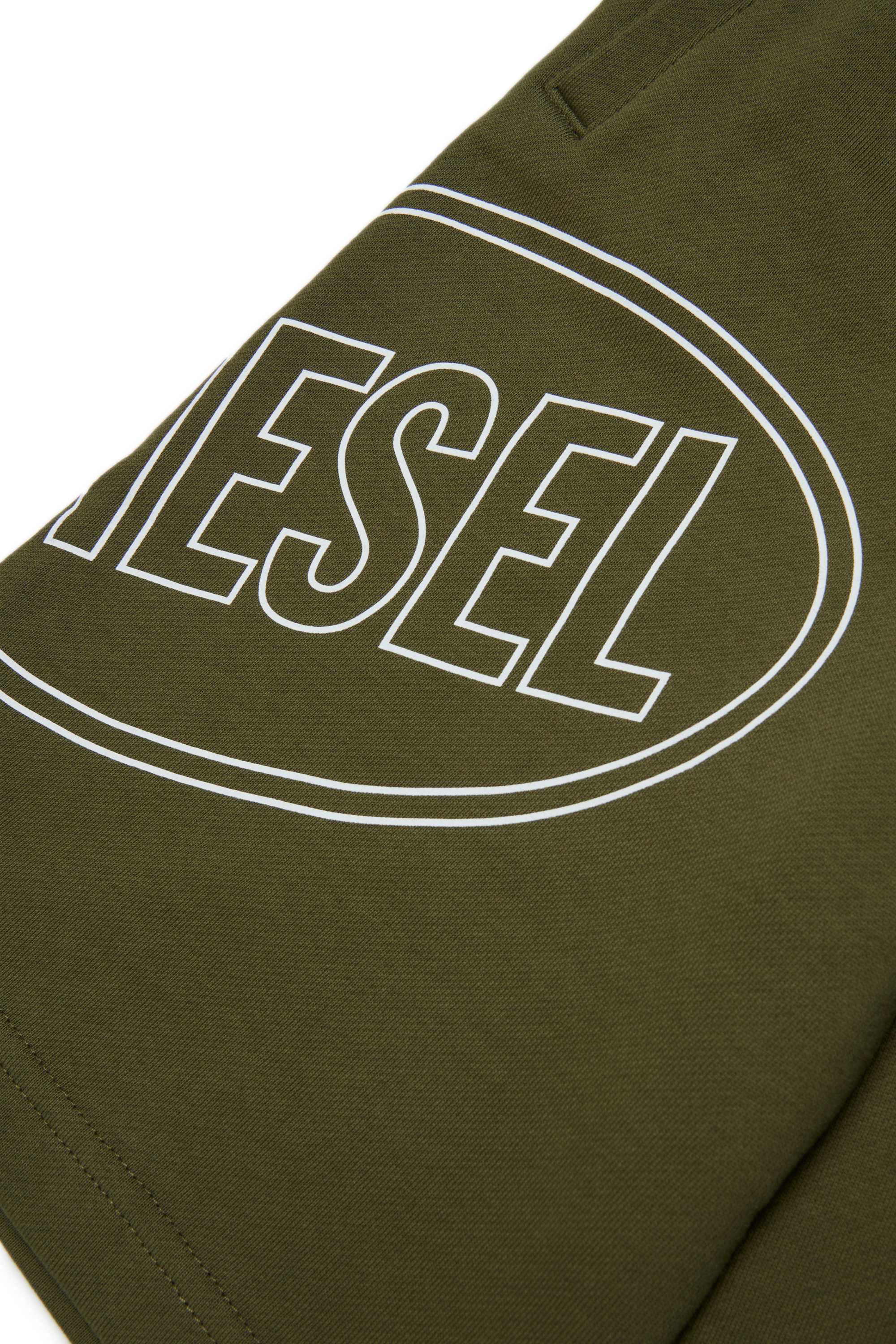 Diesel - PCIRCLE SHORT, Male's ショートパンツ in ミリタリーグリーン - 4