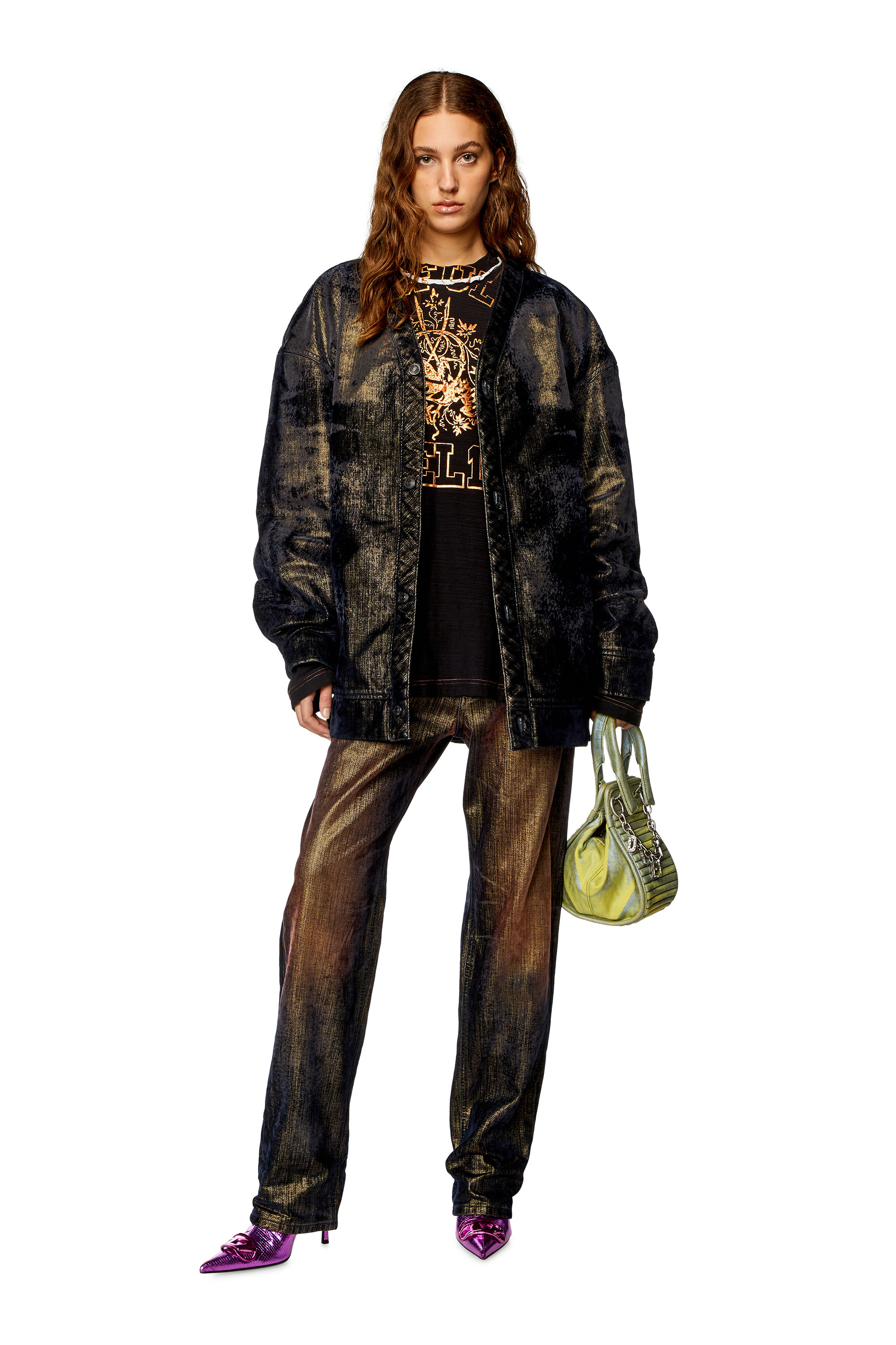 Diesel - Straight Jeans D-Ark 09I50, ブラック/ダークグレー - Image 4