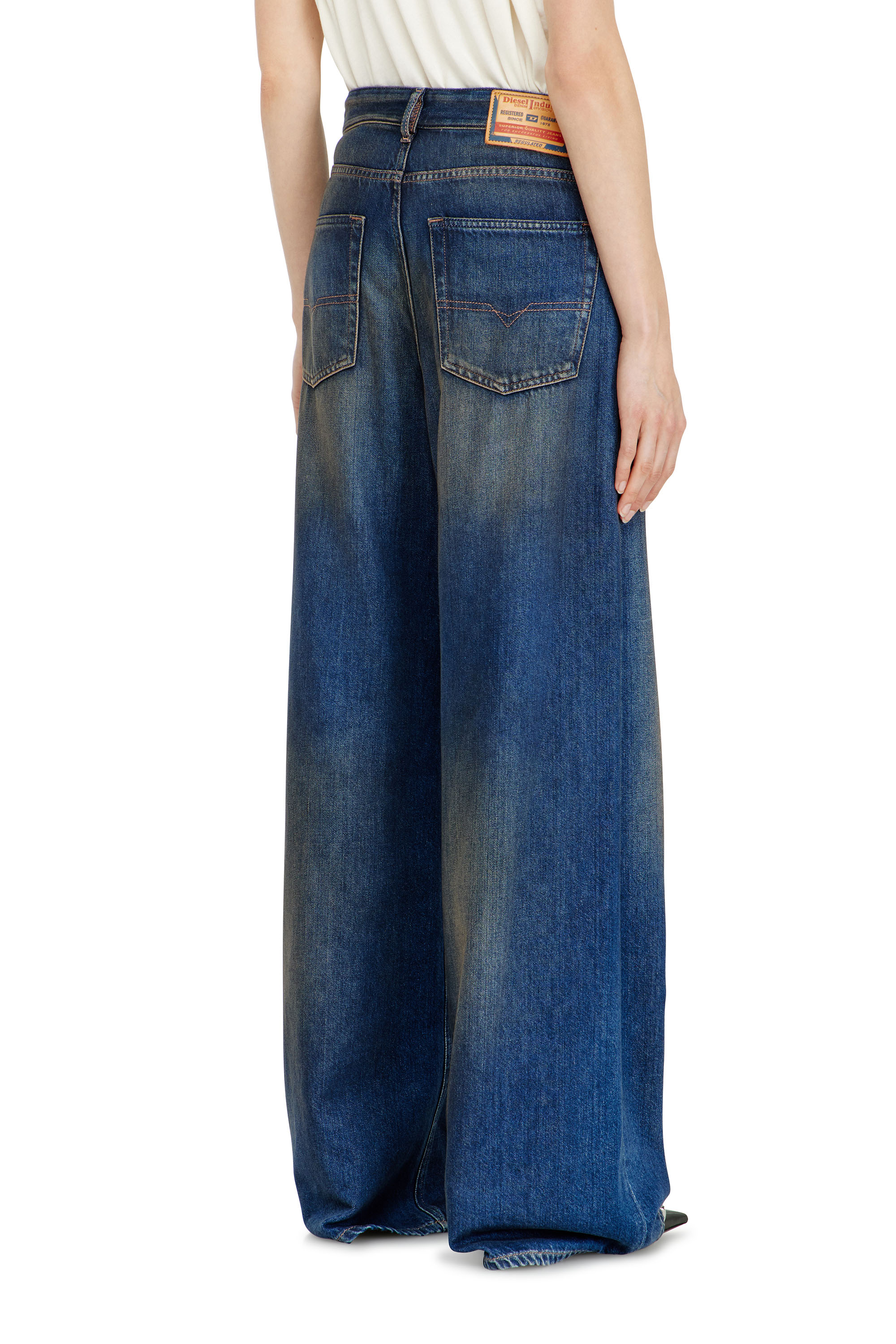 Diesel - Female's Relaxed Jeans 1996 D-Sire 09P47, ダークブルー - 5
