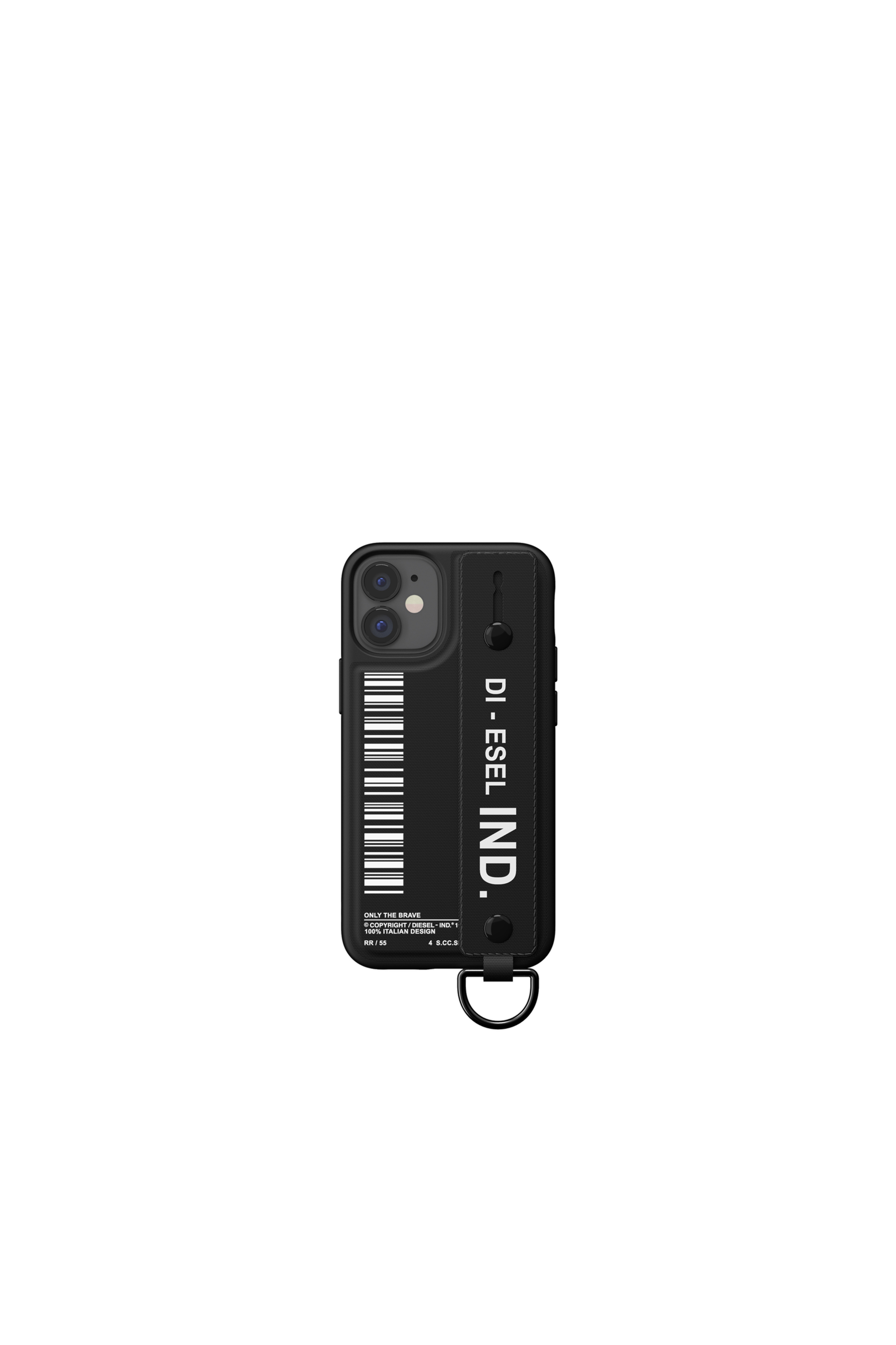 Diesel - 42524 STANDARD CASE, Unisex's Handstrap Case for iPhone 12 Mini in ブラック - 2