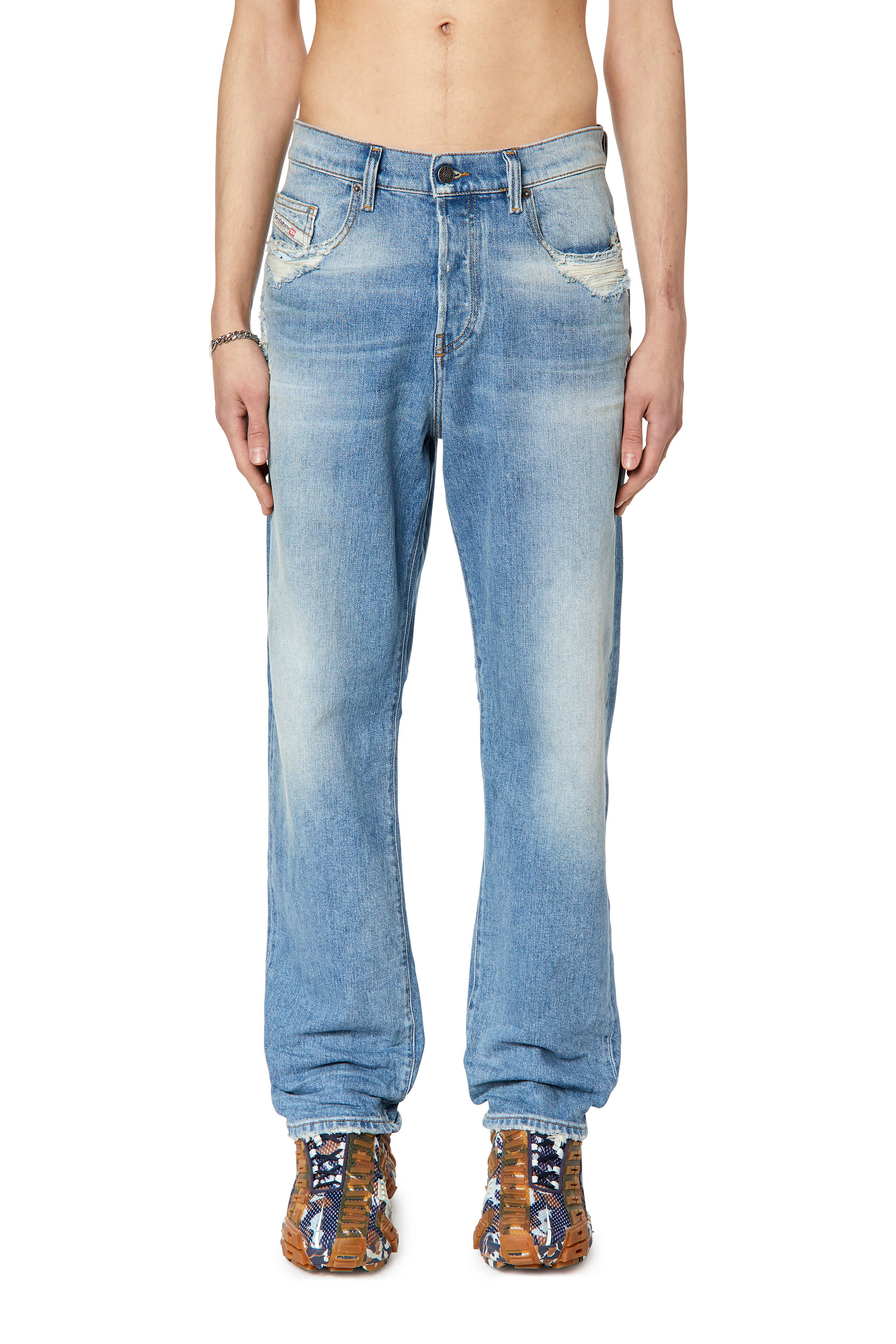 Diesel - Straight Jeans 2020 D-Viker 007N1, ライトブルー - Image 1