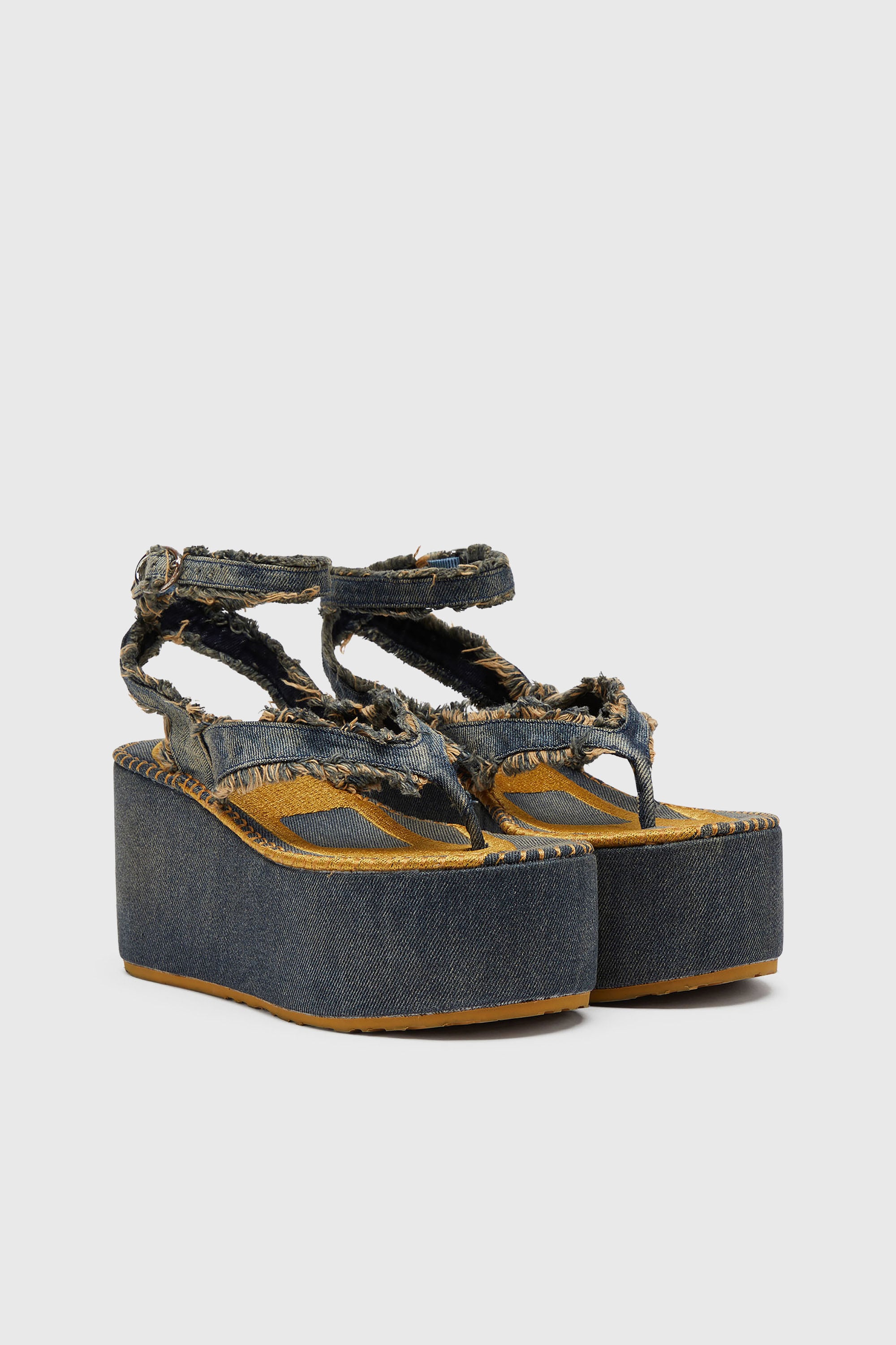 Diesel - SA-NIKOLA SANDAL, Female's サンダル in ブルー/グレー - 2